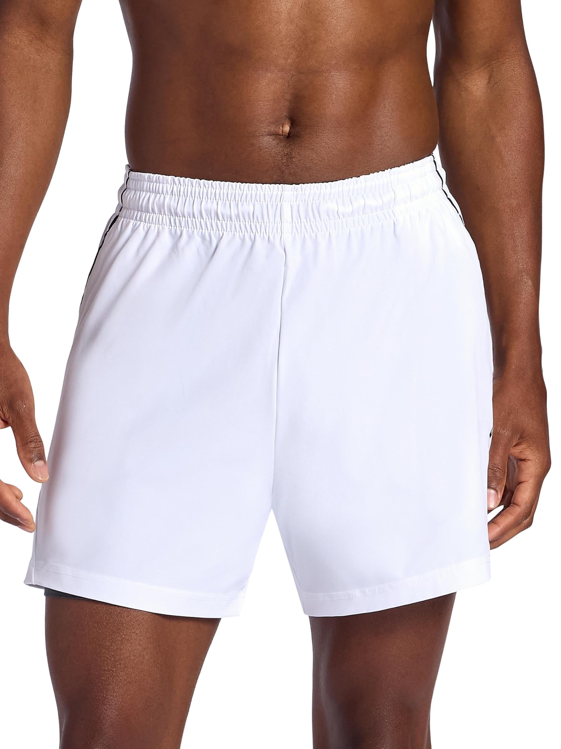 Head Men's Endurance Short, Standard Fit, 5” Inseam, Lightweight Stretch Moisture-Wicking Material - Tennis Mindset