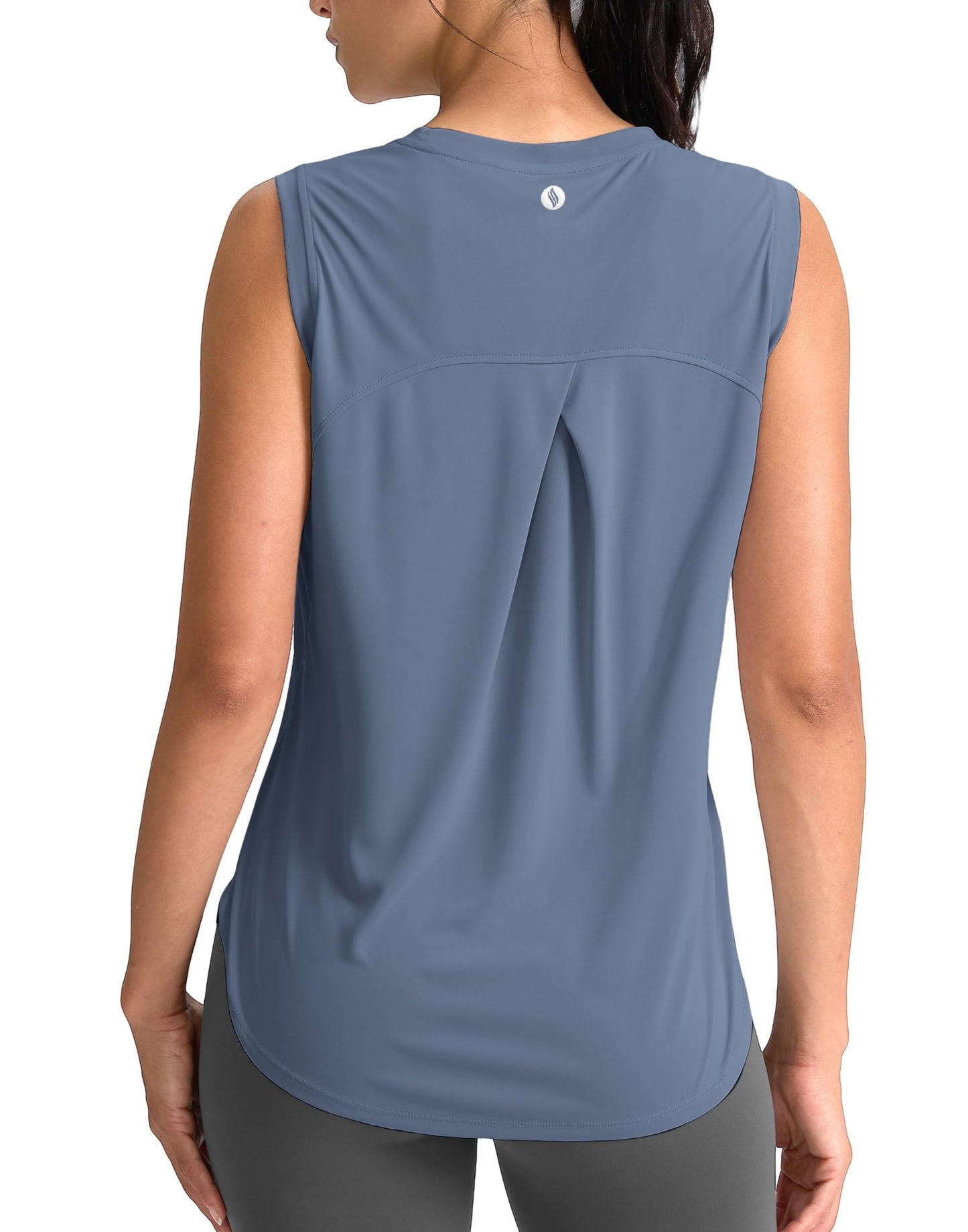 SANTINY Women's Workout Tank Tops Athletic Gym Yoga Shirt