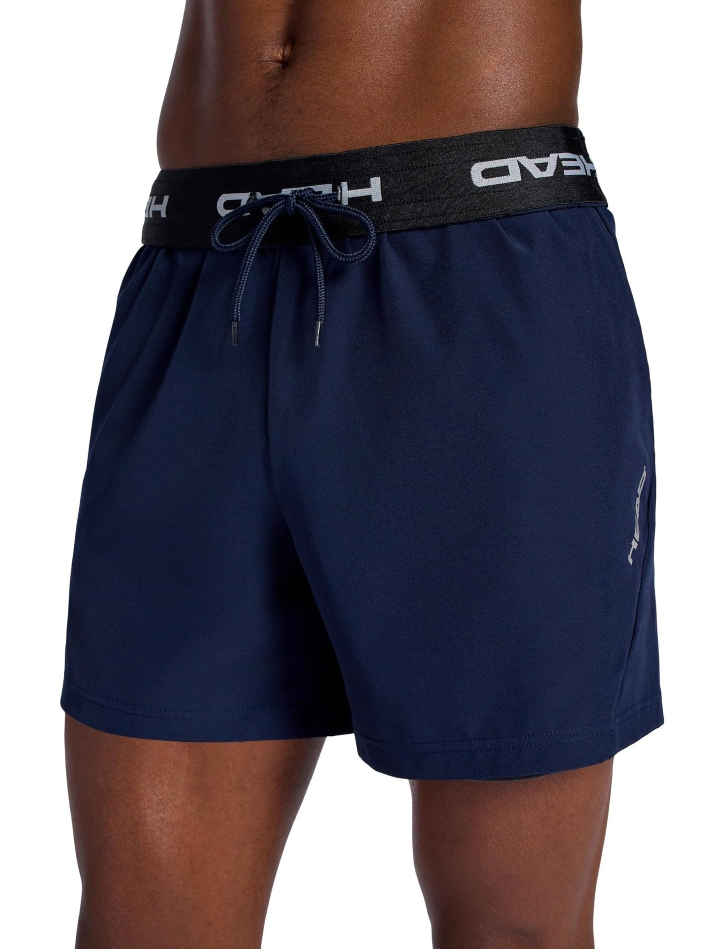 Head Men's Endurance Short, Standard Fit, 5” Inseam, Lightweight Stretch Moisture-Wicking Material - Tennis Mindset