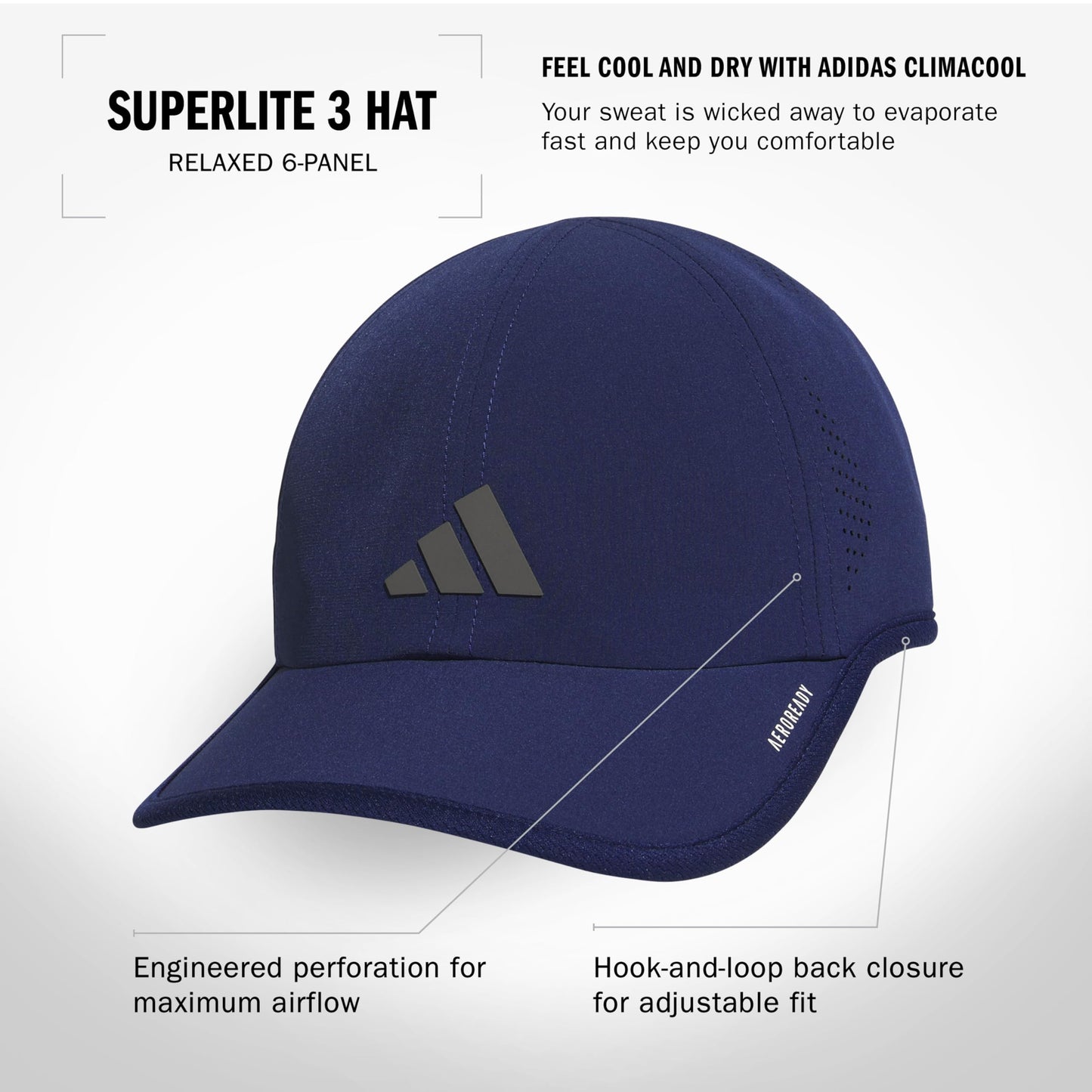 adidas Superlite 4 Hat - Tennis Mindset