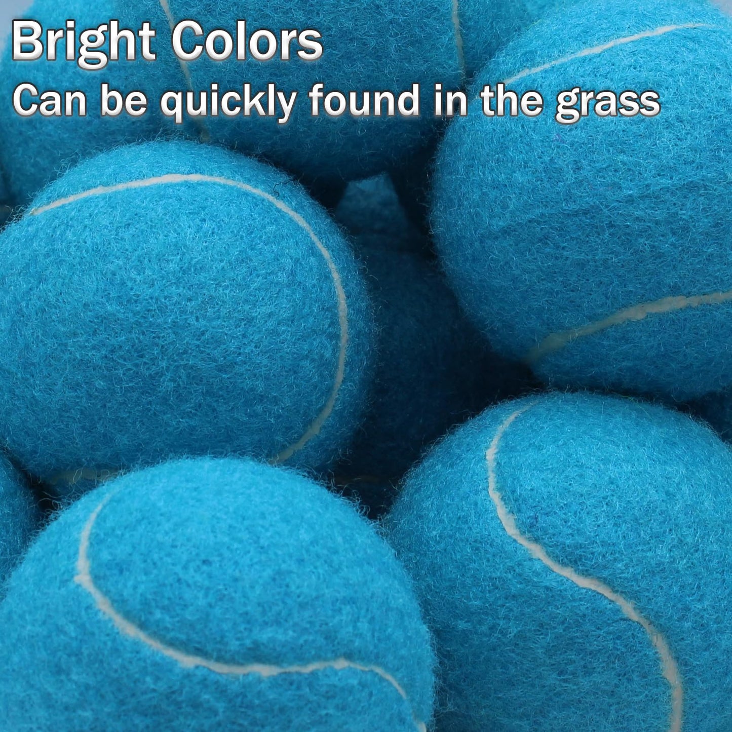 SHYUJAJIE Tennis Ball,20 Pack Practice Balls Bulk,Dog Balls with Mesh Bag