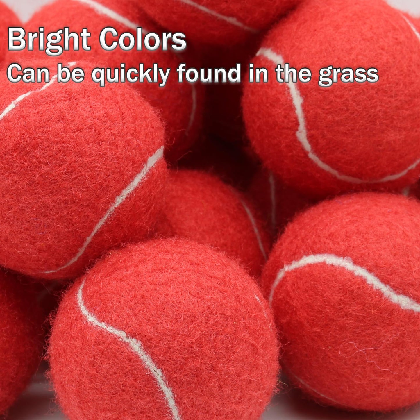 SHYUJAJIE Tennis Ball,20 Pack Practice Balls Bulk,Dog Balls with Mesh Bag