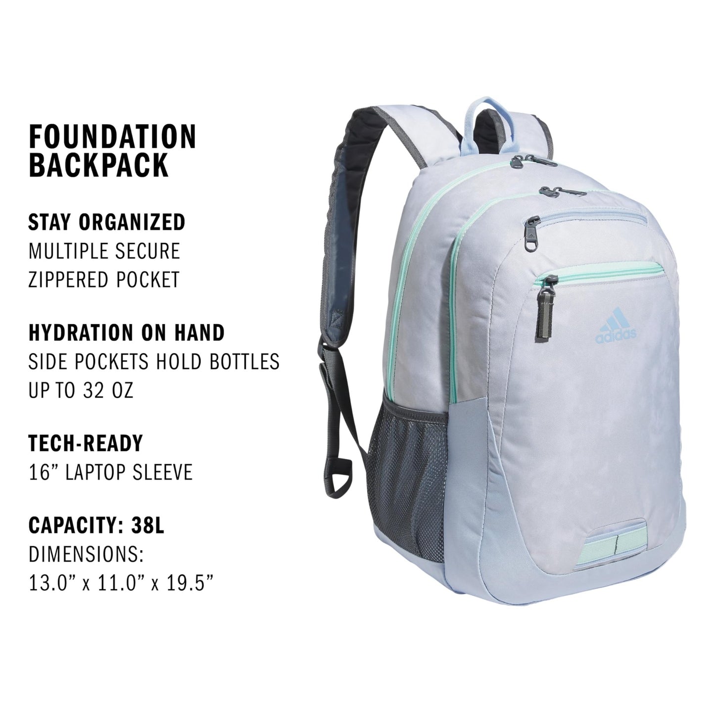 adidas Foundation Backpack 38L - Tennis Mindset