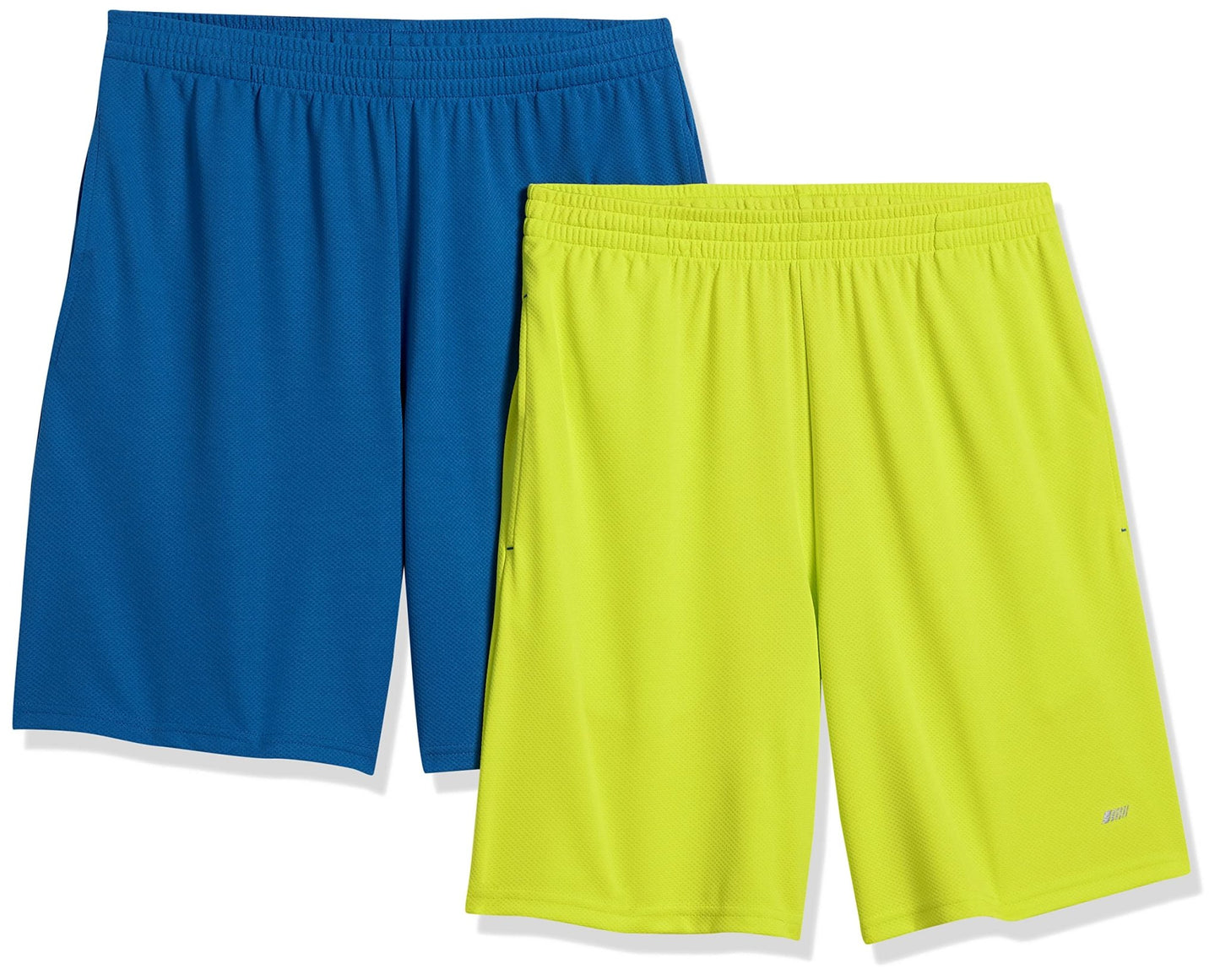 Amazon Essentials Men's Athletic Basketball Gym Shorts, Breathable Moisture Wicking, Loose-Fit Performance Tech, Pack of 2 - Tennis Mindset