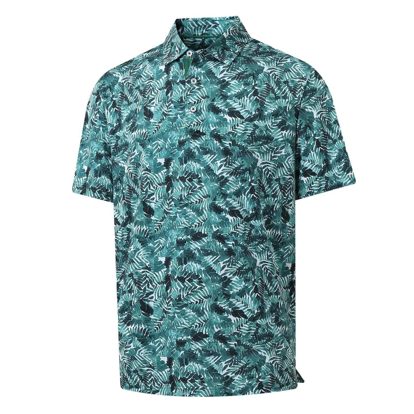 Golf Shirts for Men Dry Fit Short Sleeve Print Performance Moisture Wicking Polo Shirt - Tennis Mindset