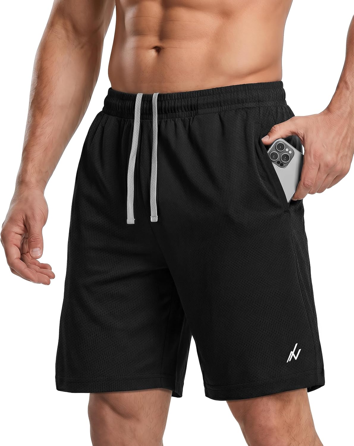 Breathable Mesh Mens Athletic Shorts Loose-Fit Quick Dry Running Gym Shorts - Tennis Mindset