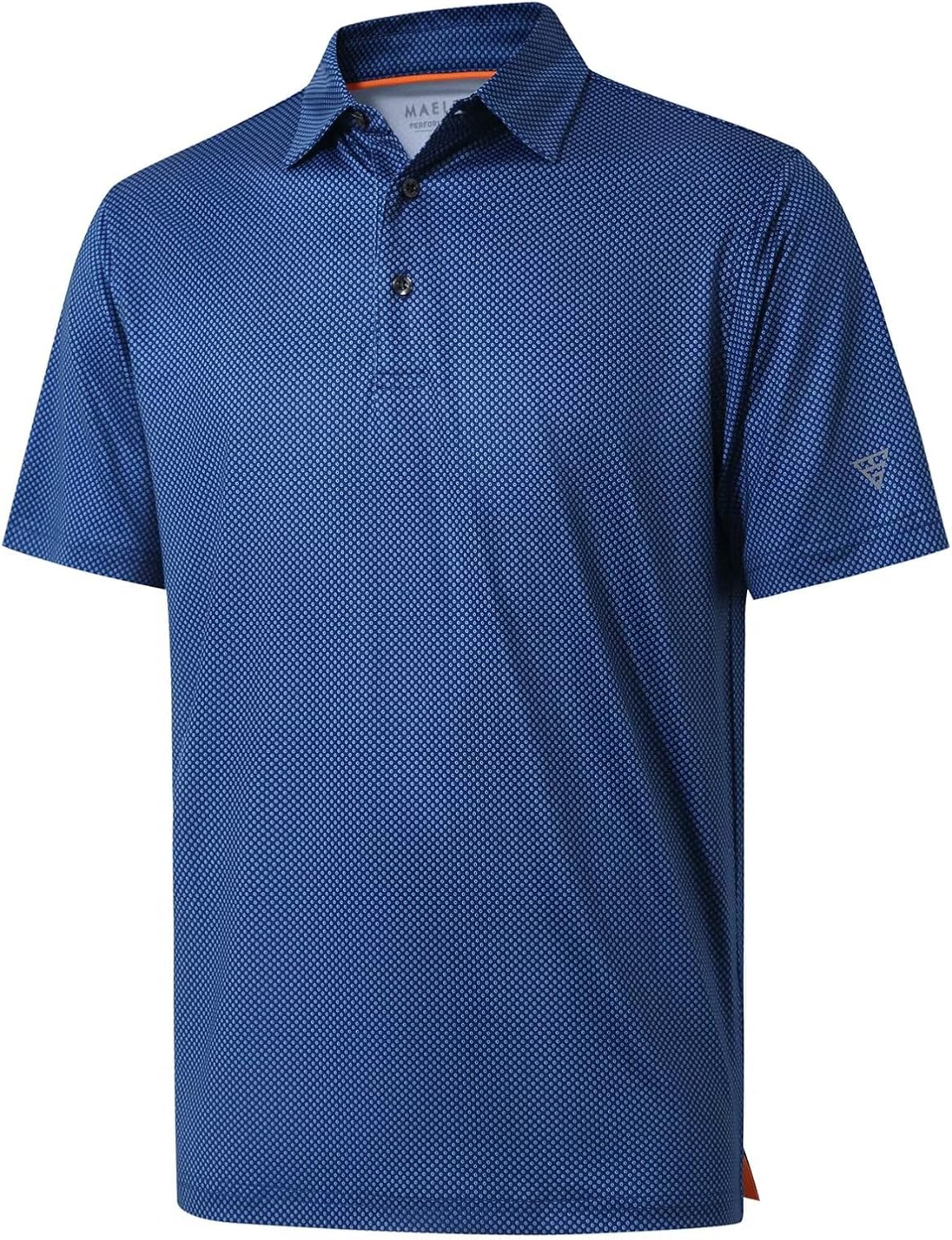 Golf Shirts for Men Dry Fit Short Sleeve Print Performance Moisture Wicking Polo Shirt - Tennis Mindset