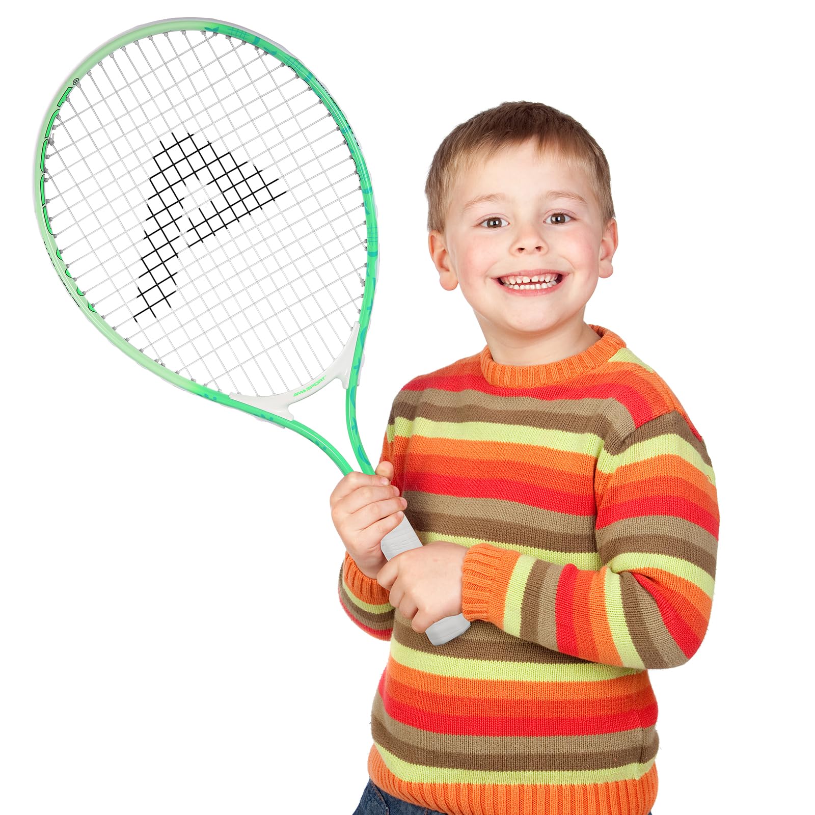 AMA SPORT Kids Tennis Racket for Junior Toddlers Starter Kit 17-25" Tennis Racquet for Girls and Boys with 420D Nylon Shoulder Strap Bag - Tennis Mindset