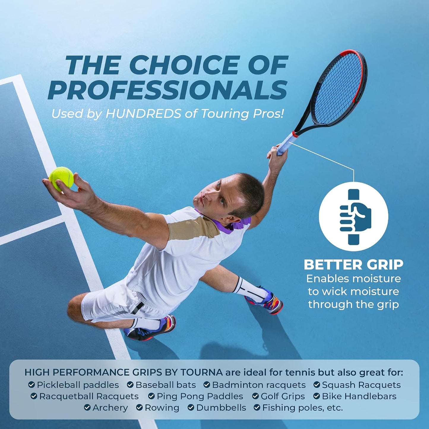 Tourna Grip XL Original Dry Feel Tennis Grip