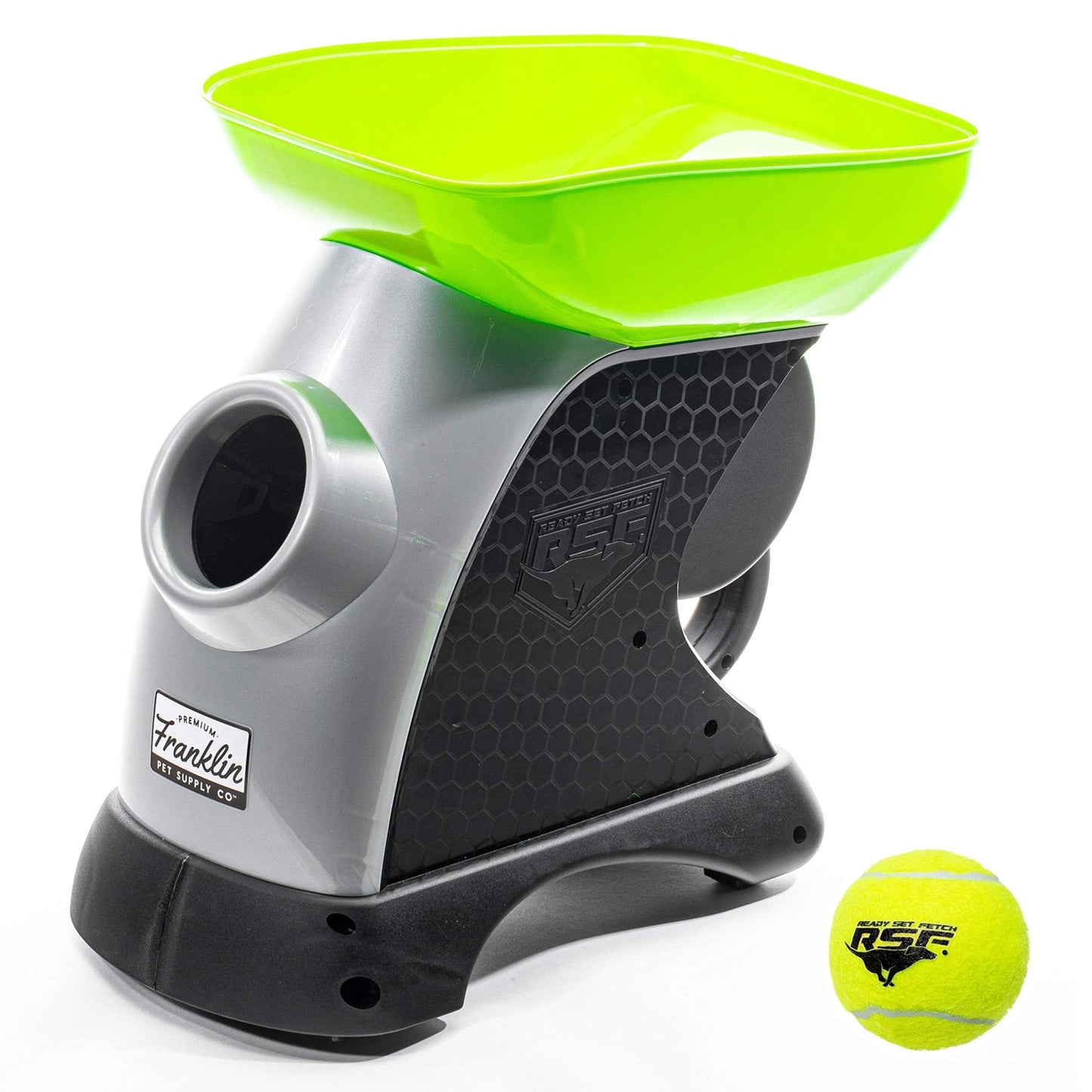 Franklin Sports Ready Set Fetch Automatic Tennis Ball Launcher - Black - Tennis Mindset