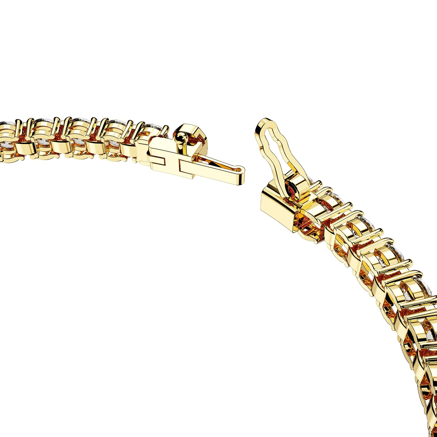 Swarovski Matrix Tennis Bracelet, Round Cut Crystals, Pink, Blue, Black, Clear, Rhodium, Gold-Tone and Rose Gold-Tone Finishes