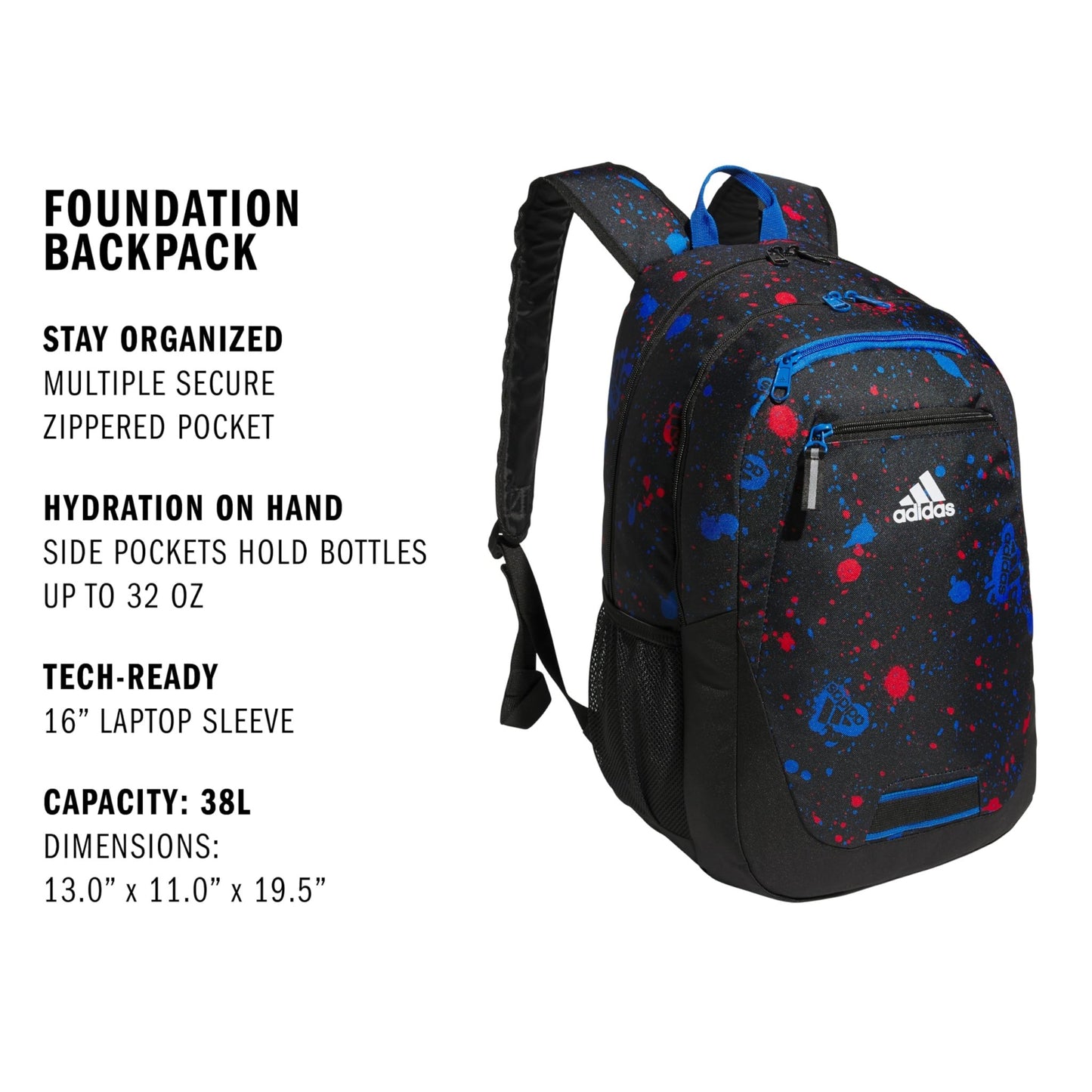 adidas Foundation Backpack 38L - Tennis Mindset
