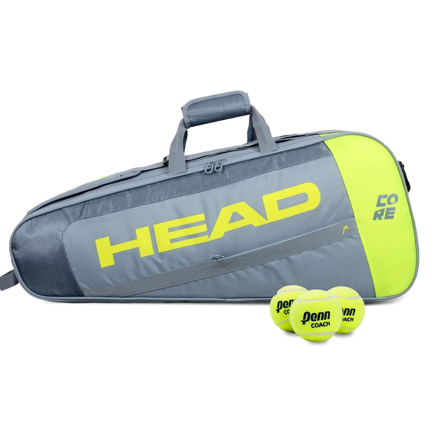HEAD Core 3R Pro Tennis Racquet Bag - Holds 3 Racquets, Adjustable Strap - Tennis Mindset