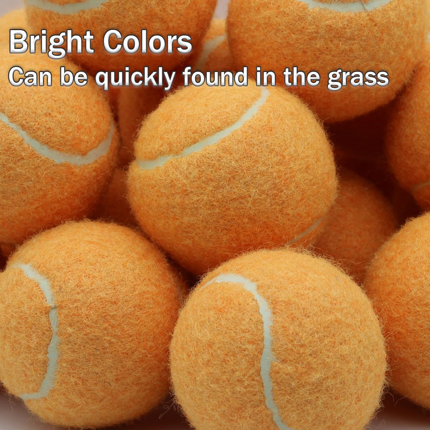 SHYUJAJIE Tennis Ball,20 Pack Practice Balls Bulk,Dog Balls with Mesh Bag