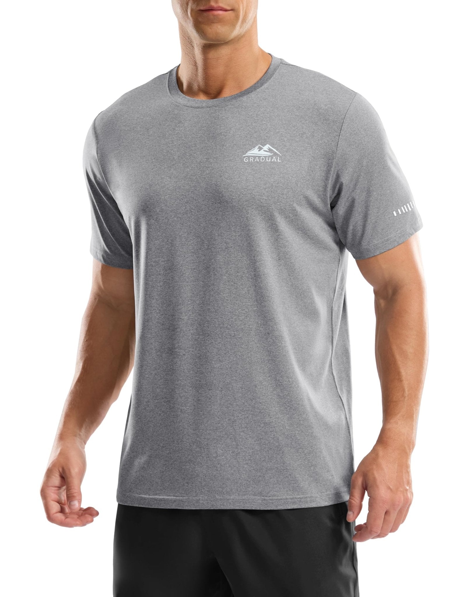 Men's UPF 50+ Sun Protection Swim Shirts Rash Guard Dry Fit Workout Tshirts - Tennis Mindset