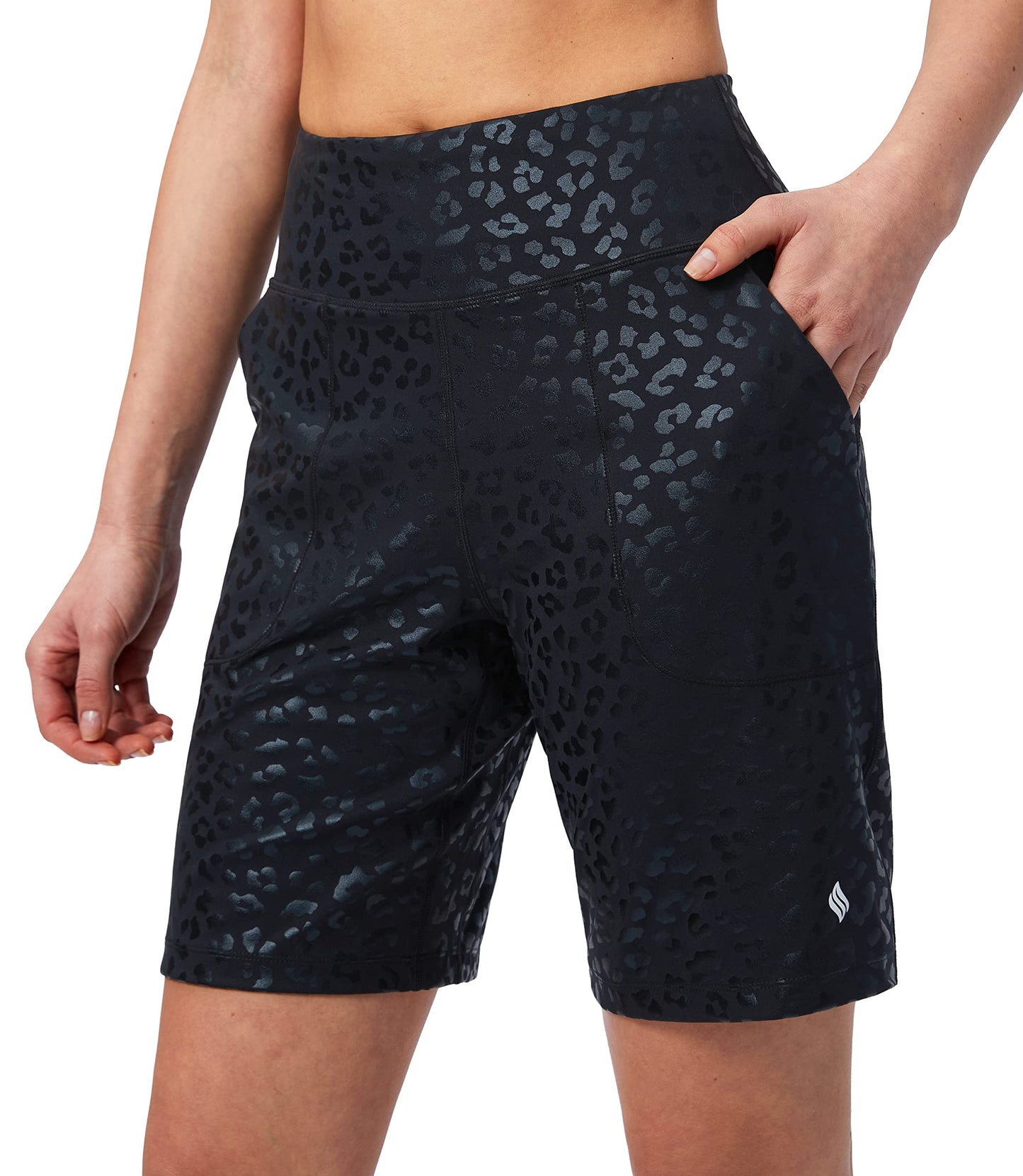 SANTINY Bermuda Shorts for Women with Pockets Athletic Workout Shorts - Tennis Mindset