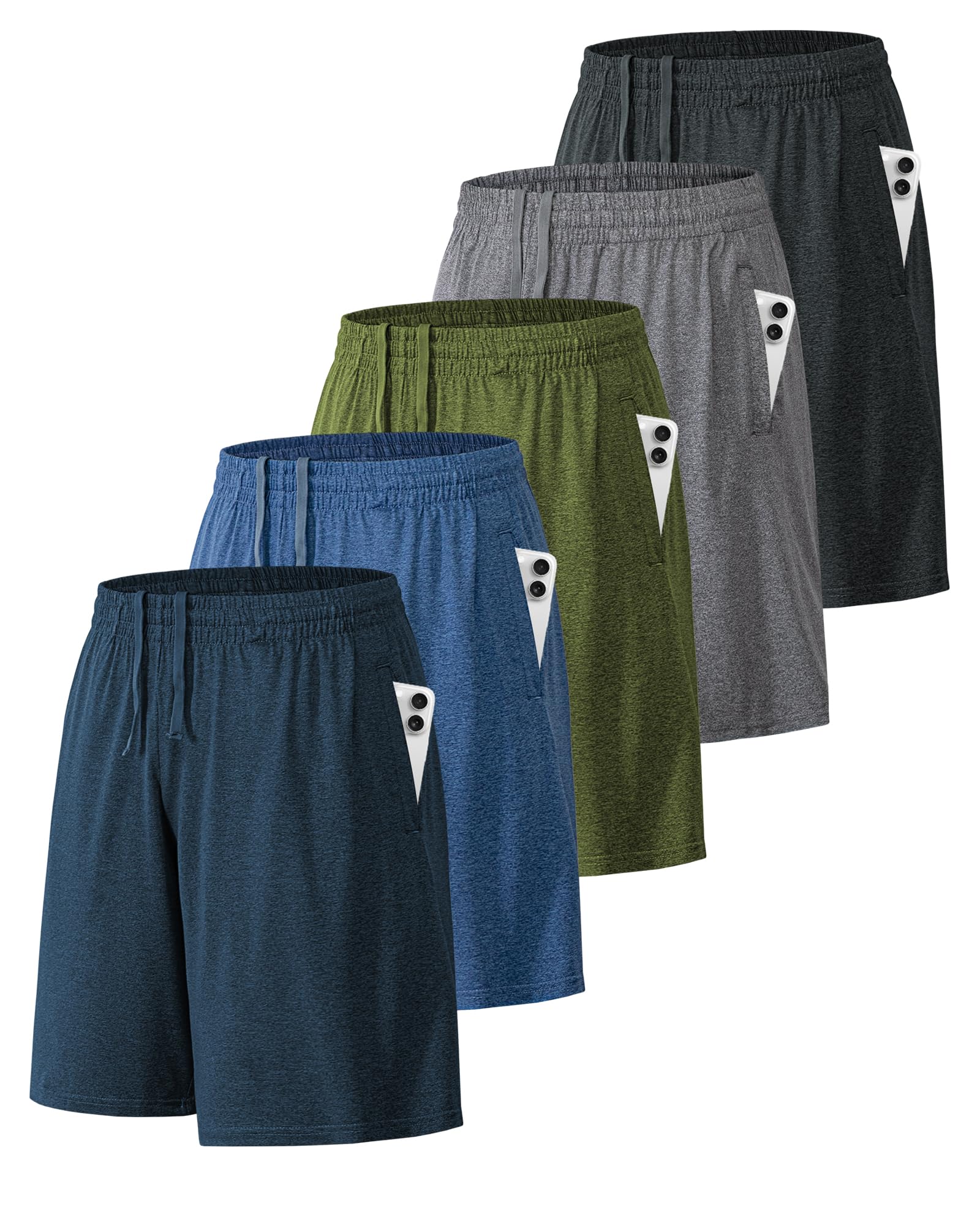 BALENNZ Mens Athletic Shorts with Pockets Quick Dry Workout Shorts Men - Tennis Mindset