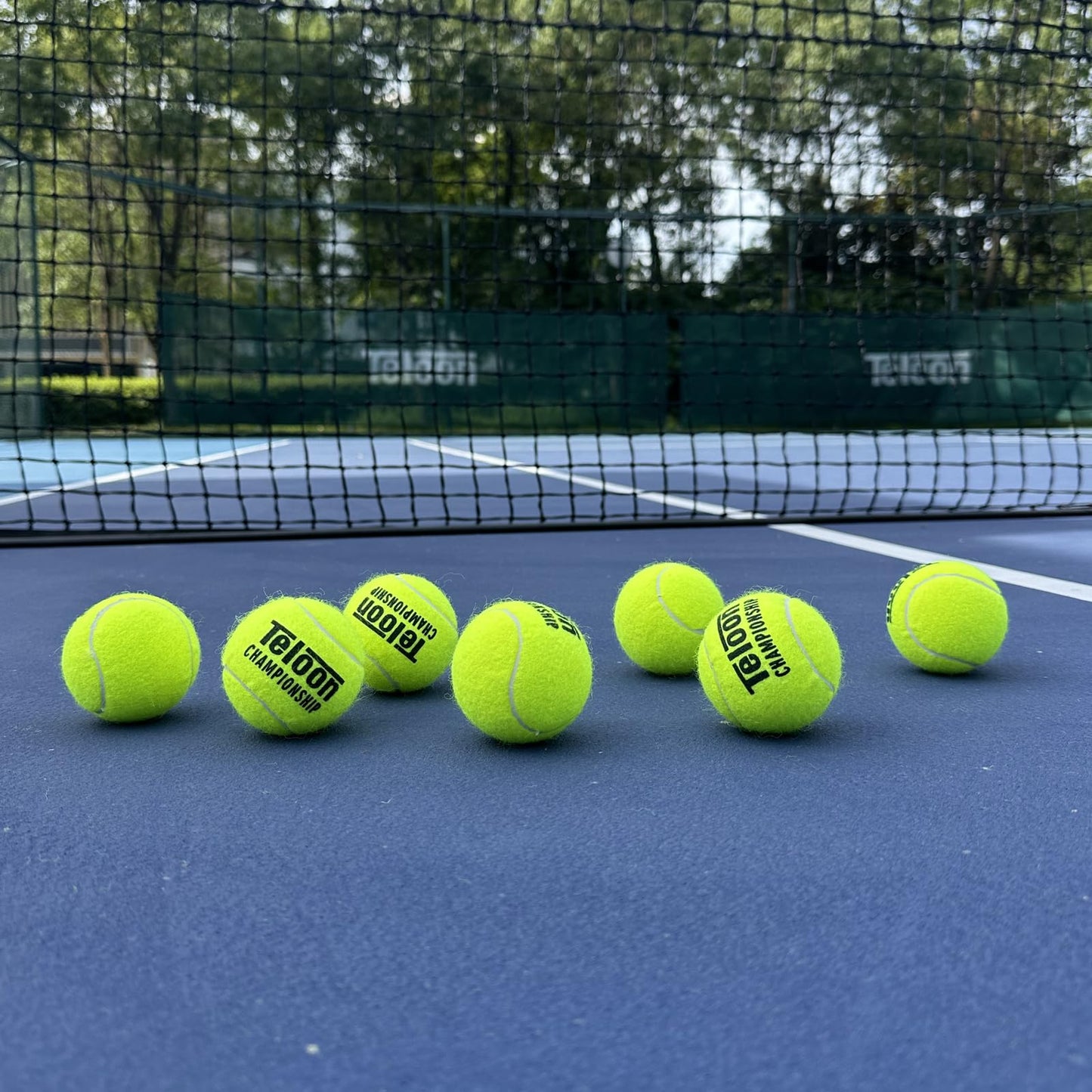 Teloon Championship Tennis Balls - Extra Duty - Regular Duty Felt Pressurized Tennis Balls