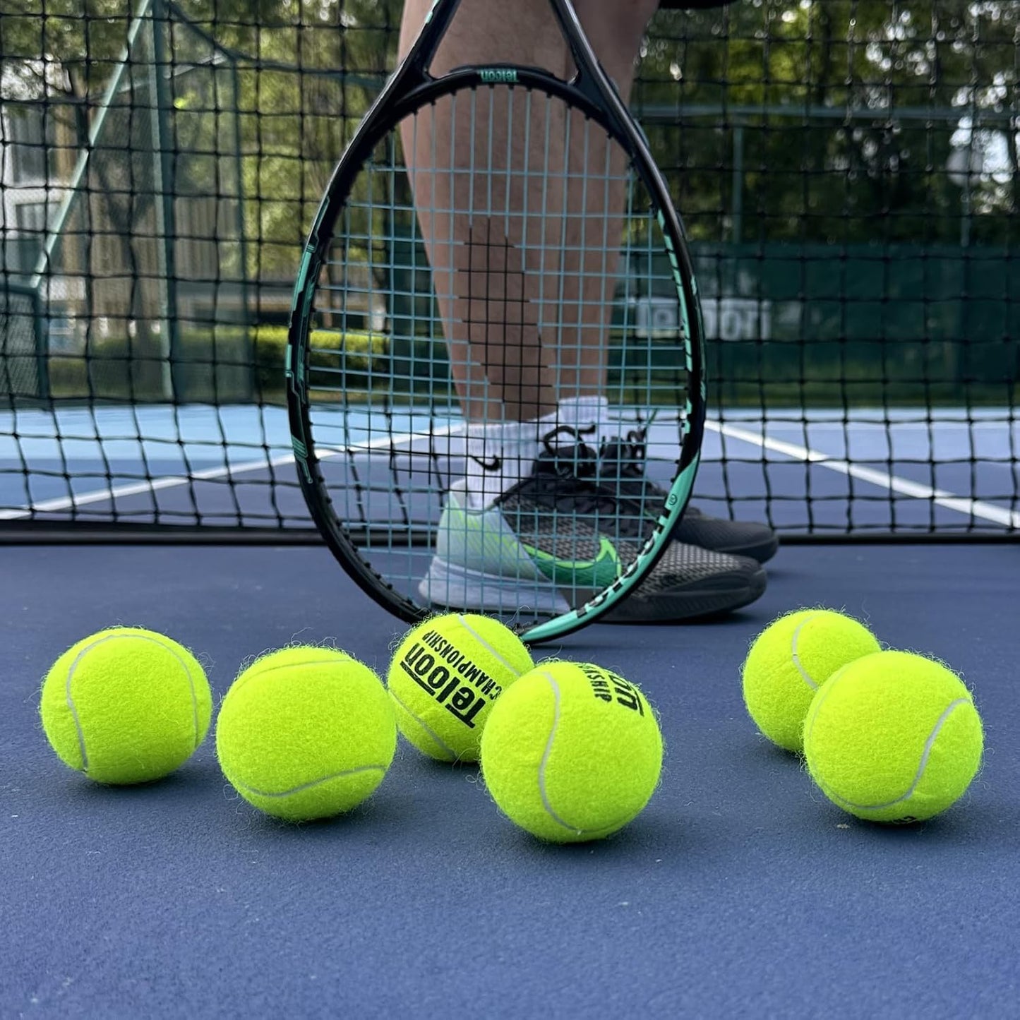Teloon Championship Tennis Balls - Extra Duty - Regular Duty Felt Pressurized Tennis Balls