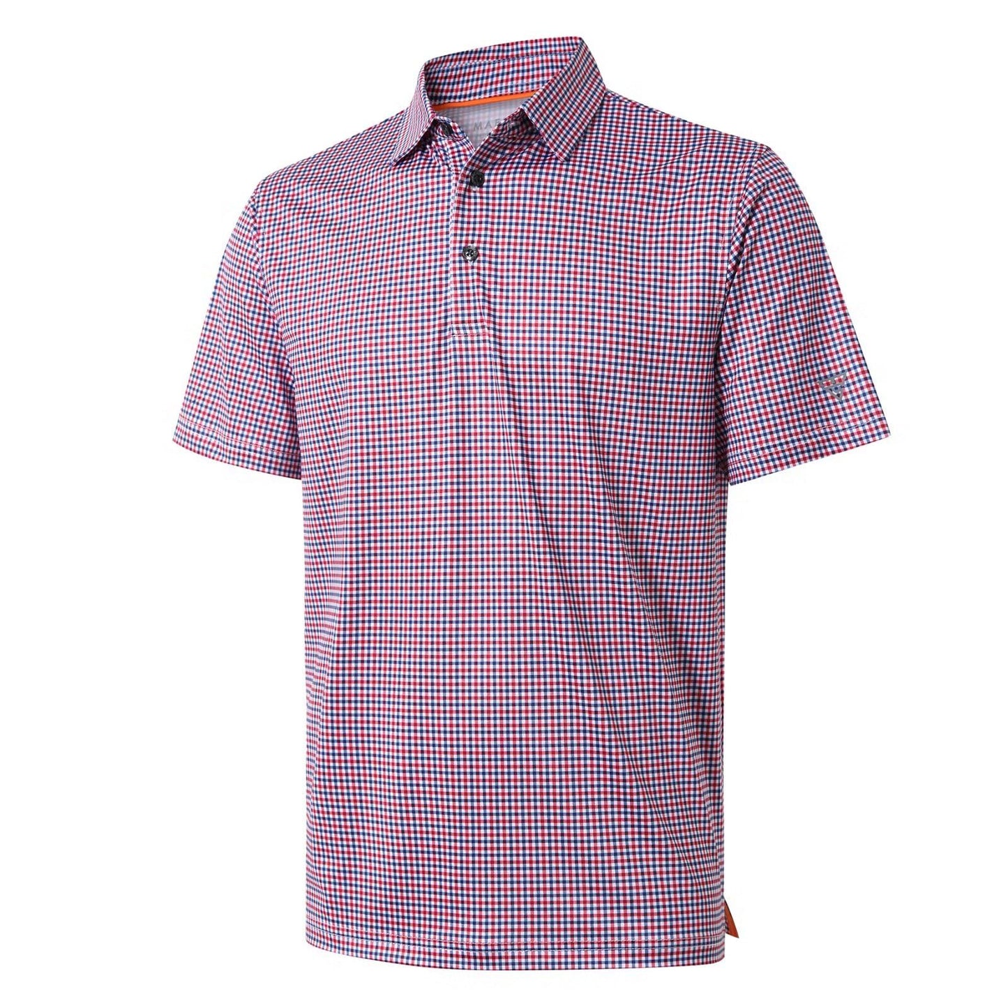 Golf Shirts for Men Dry Fit Short Sleeve Print Performance Moisture Wicking Polo Shirt - Tennis Mindset