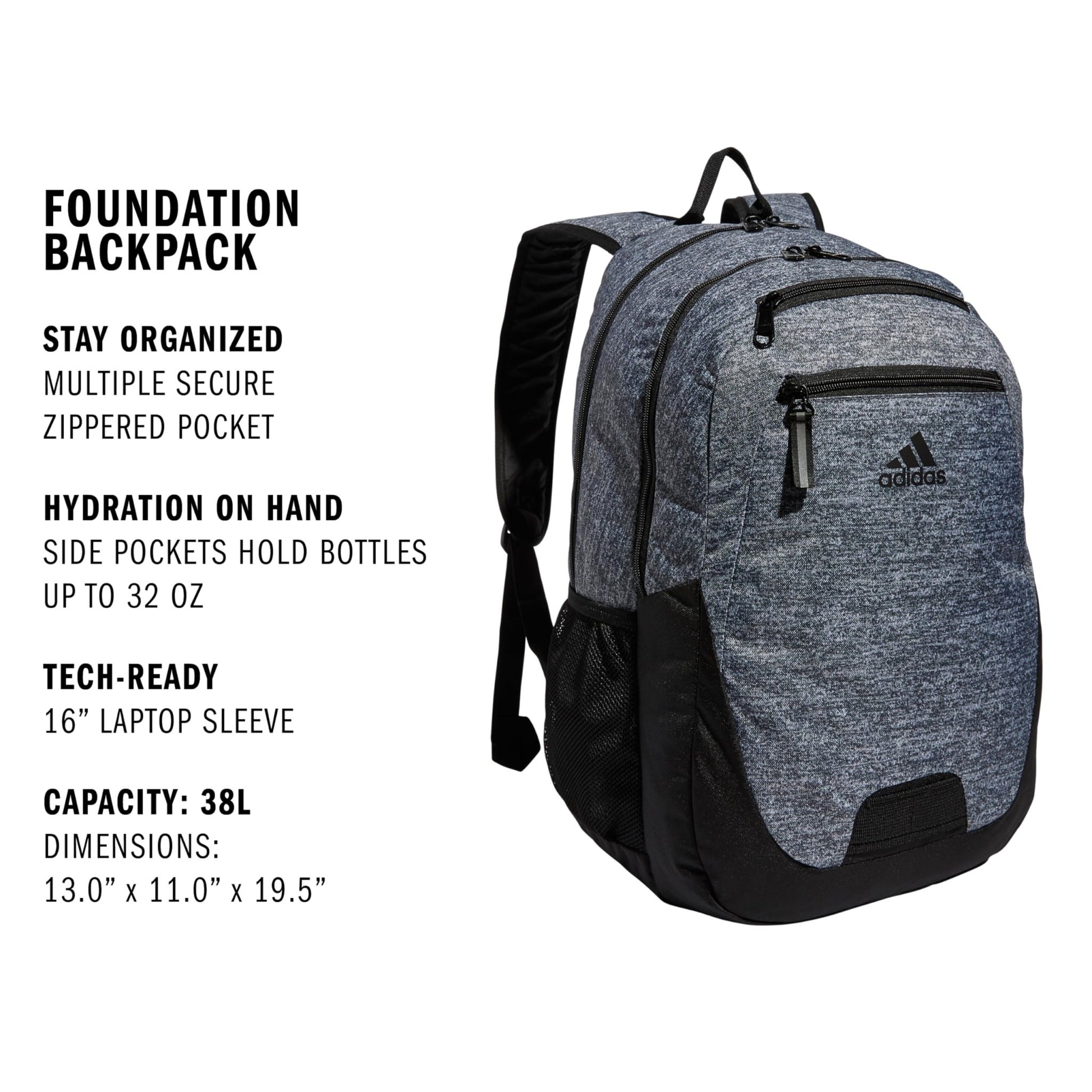 adidas Foundation Backpack 38L - Tennis Mindset