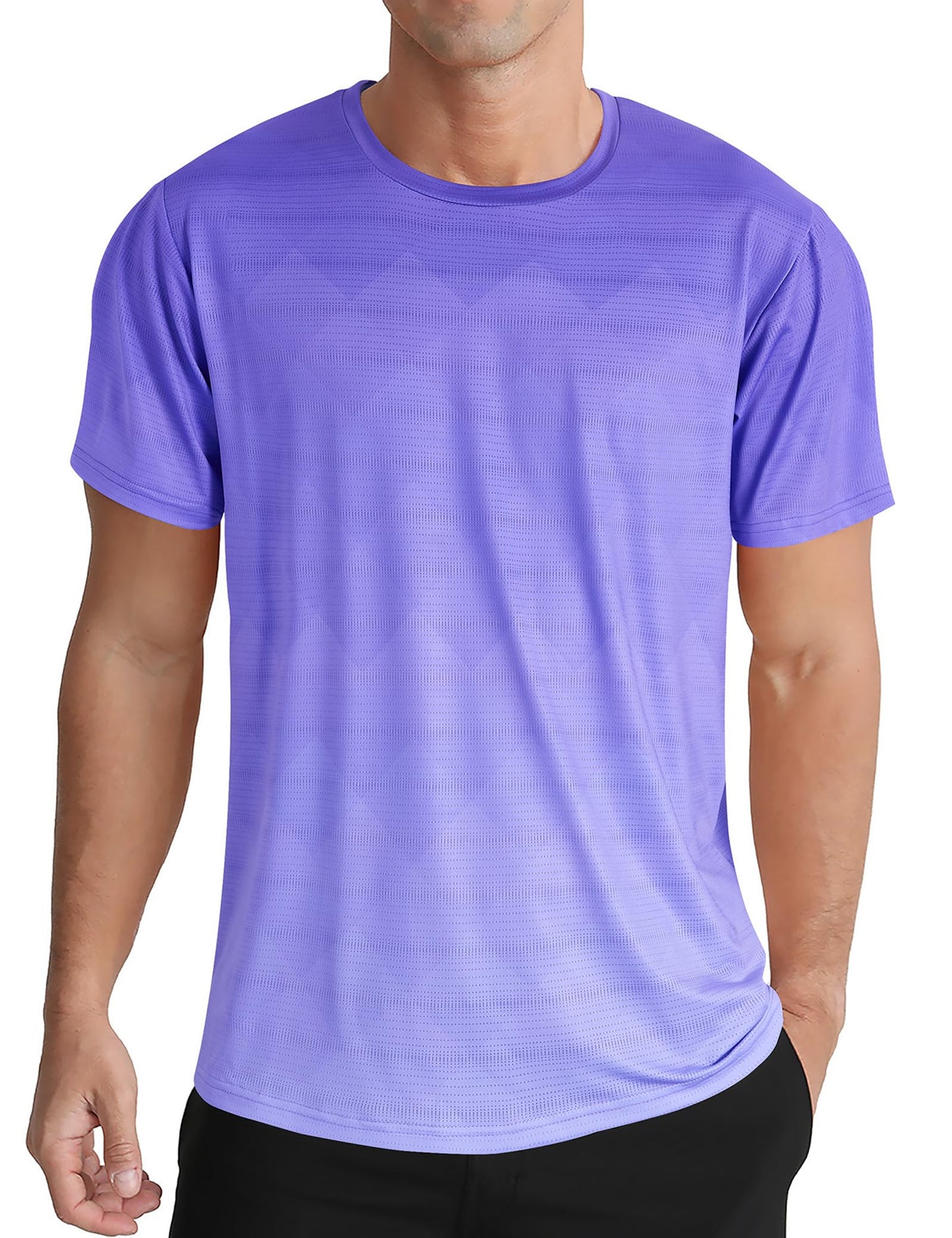 Men's Athletic T-Shirt Performance Gym Shirt Quick Dry Running Workout Tops - Tennis Mindset