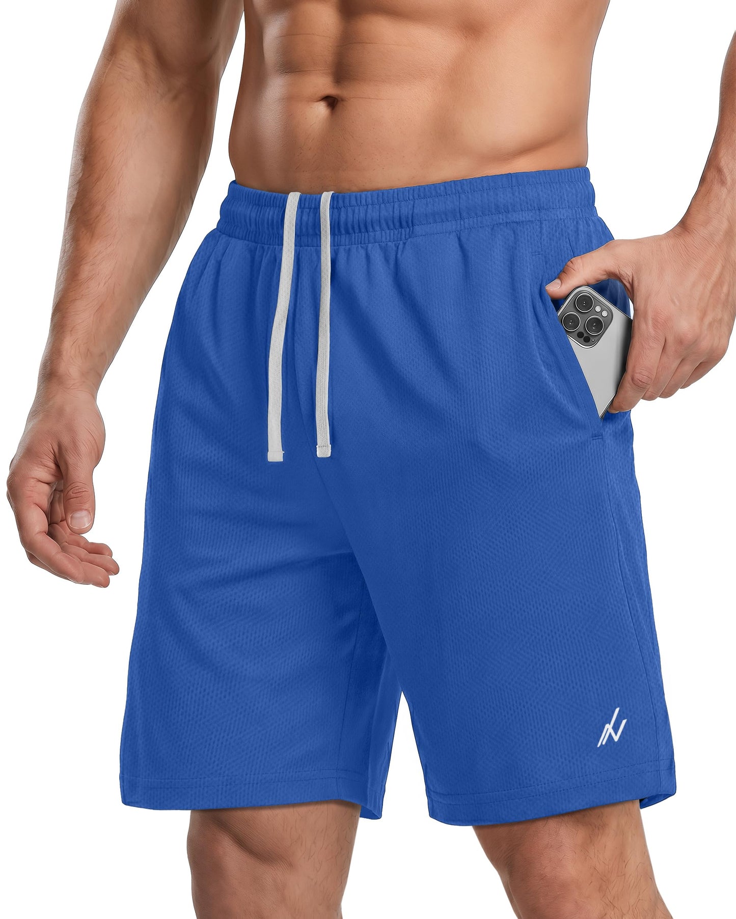 Breathable Mesh Mens Athletic Shorts Loose-Fit Quick Dry Running Gym Shorts - Tennis Mindset