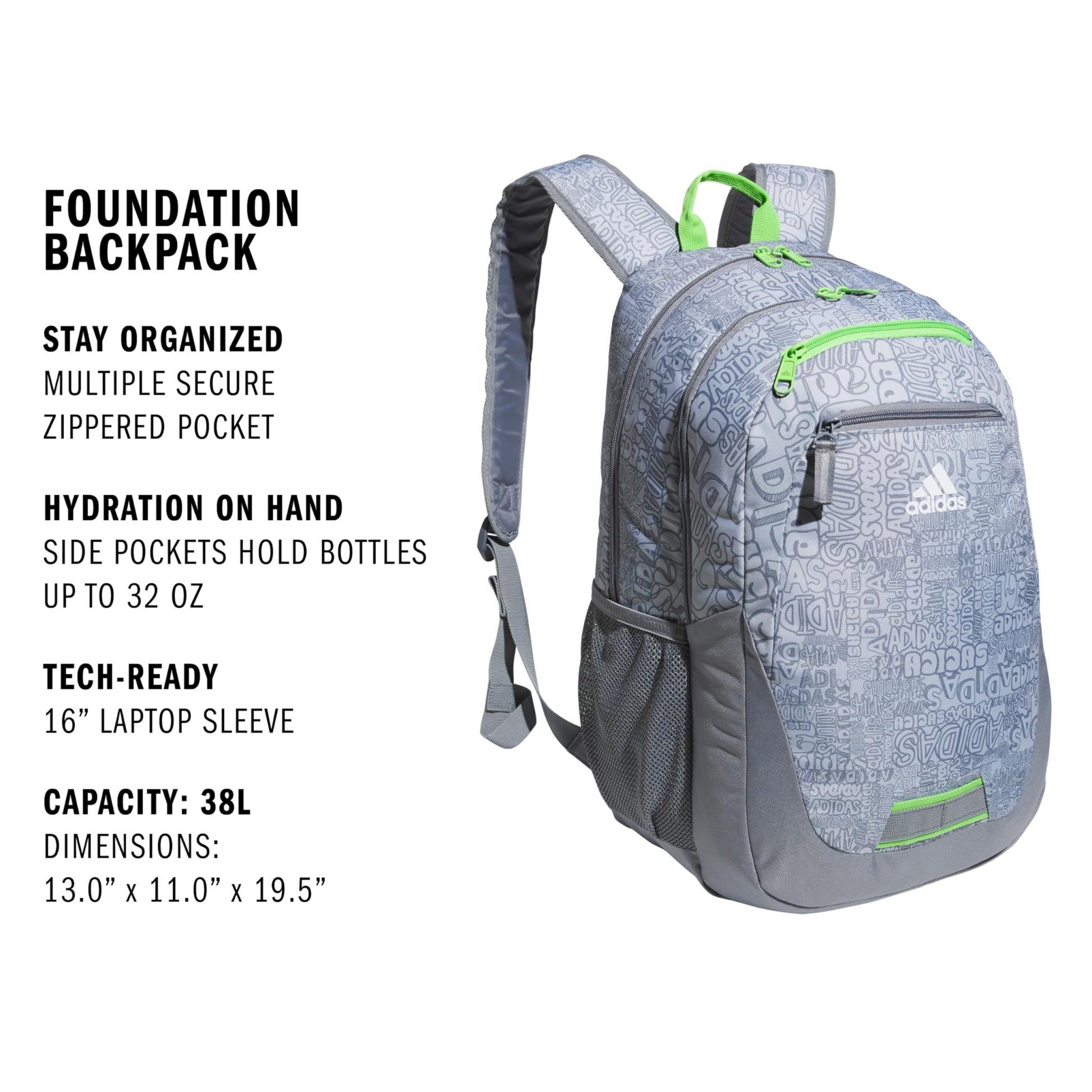 adidas Foundation Backpack 38L - Tennis Mindset