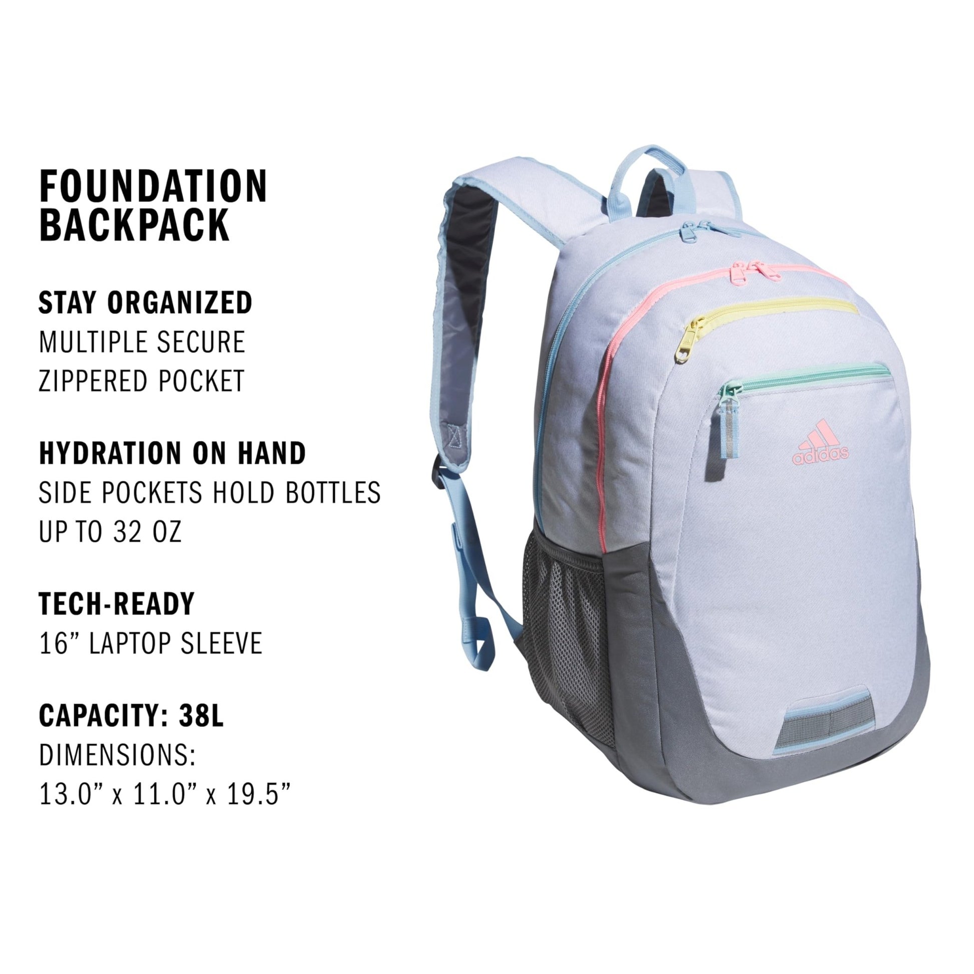 adidas Foundation Backpack 38L - Tennis Mindset