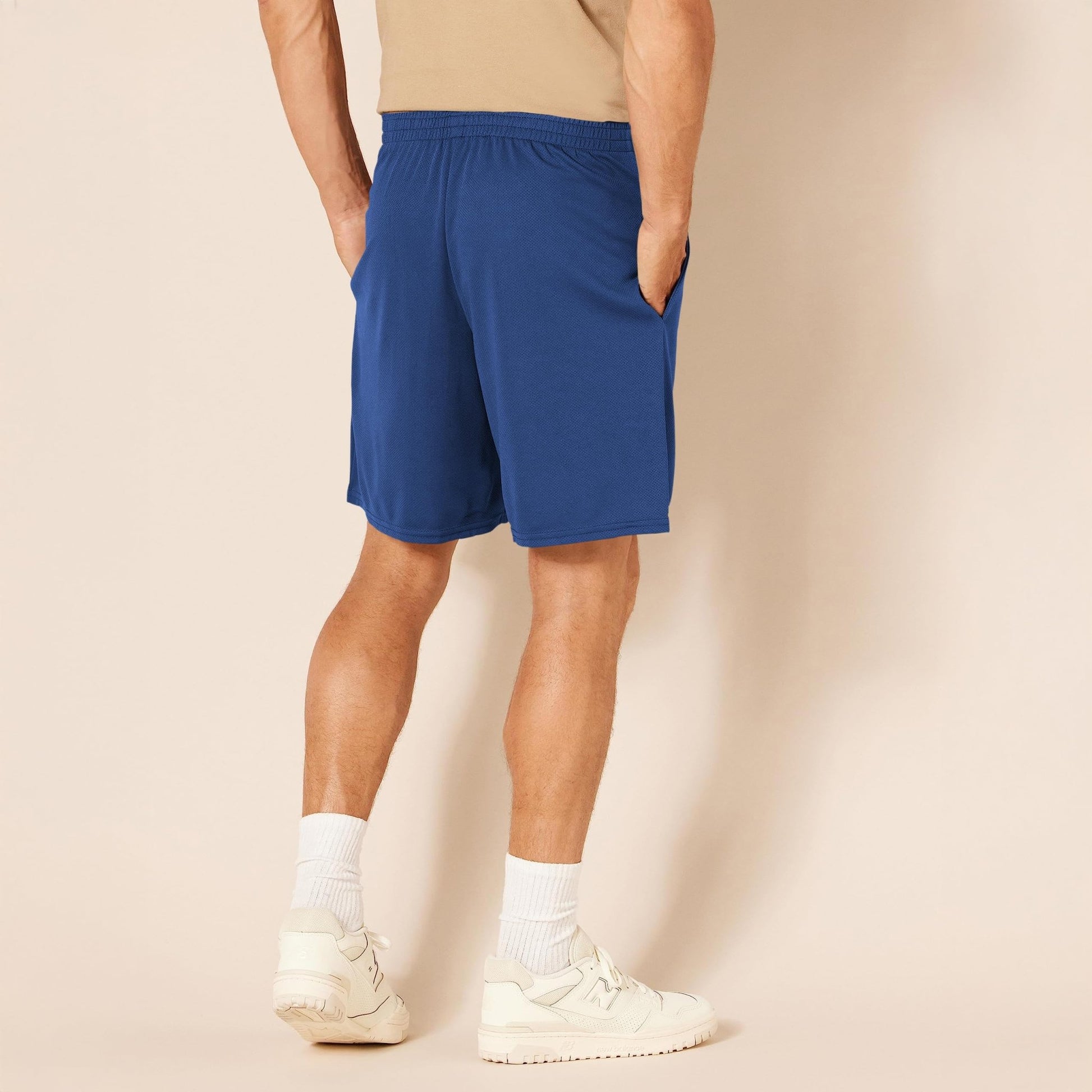 Amazon Essentials Men's Athletic Basketball Gym Shorts, Breathable Moisture Wicking, Loose-Fit Performance Tech, Pack of 2 - Tennis Mindset