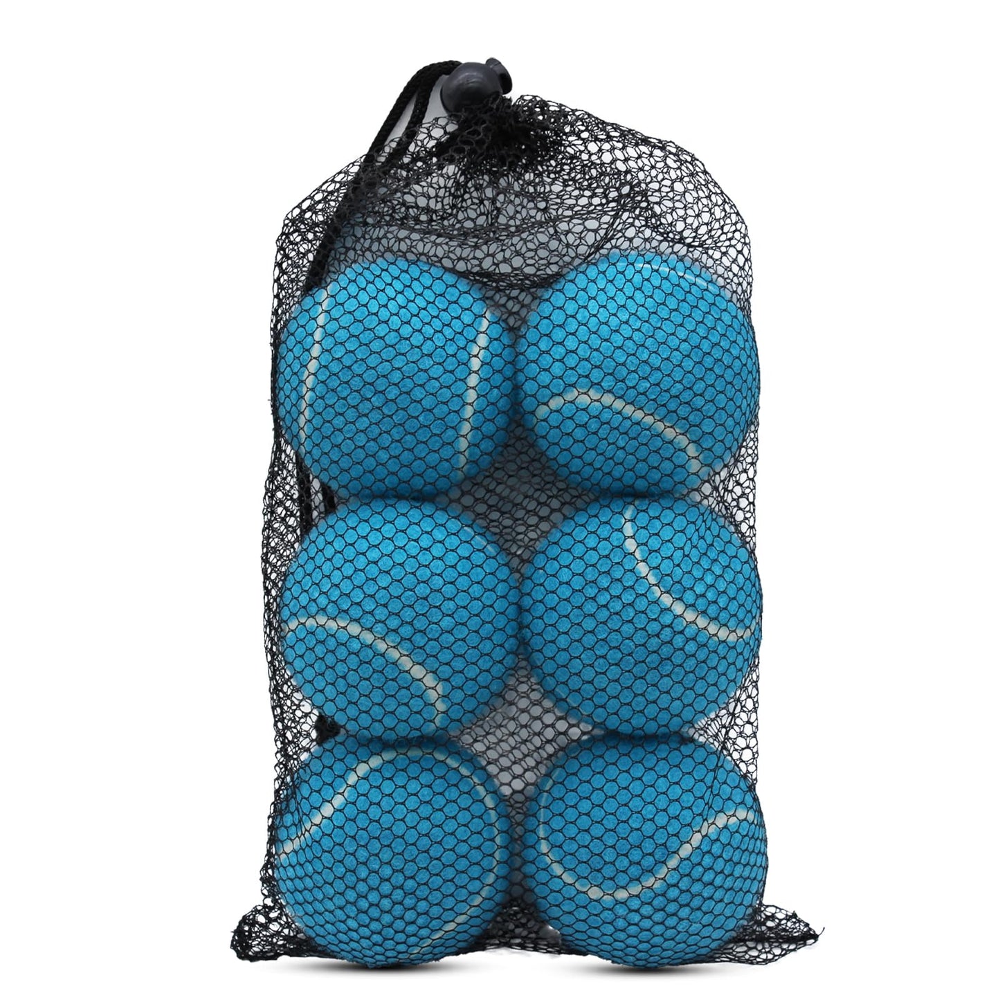 SHYUJAJIE Tennis Ball,6 Pack Practice Balls Bulk,Dog Balls with Mesh Bag