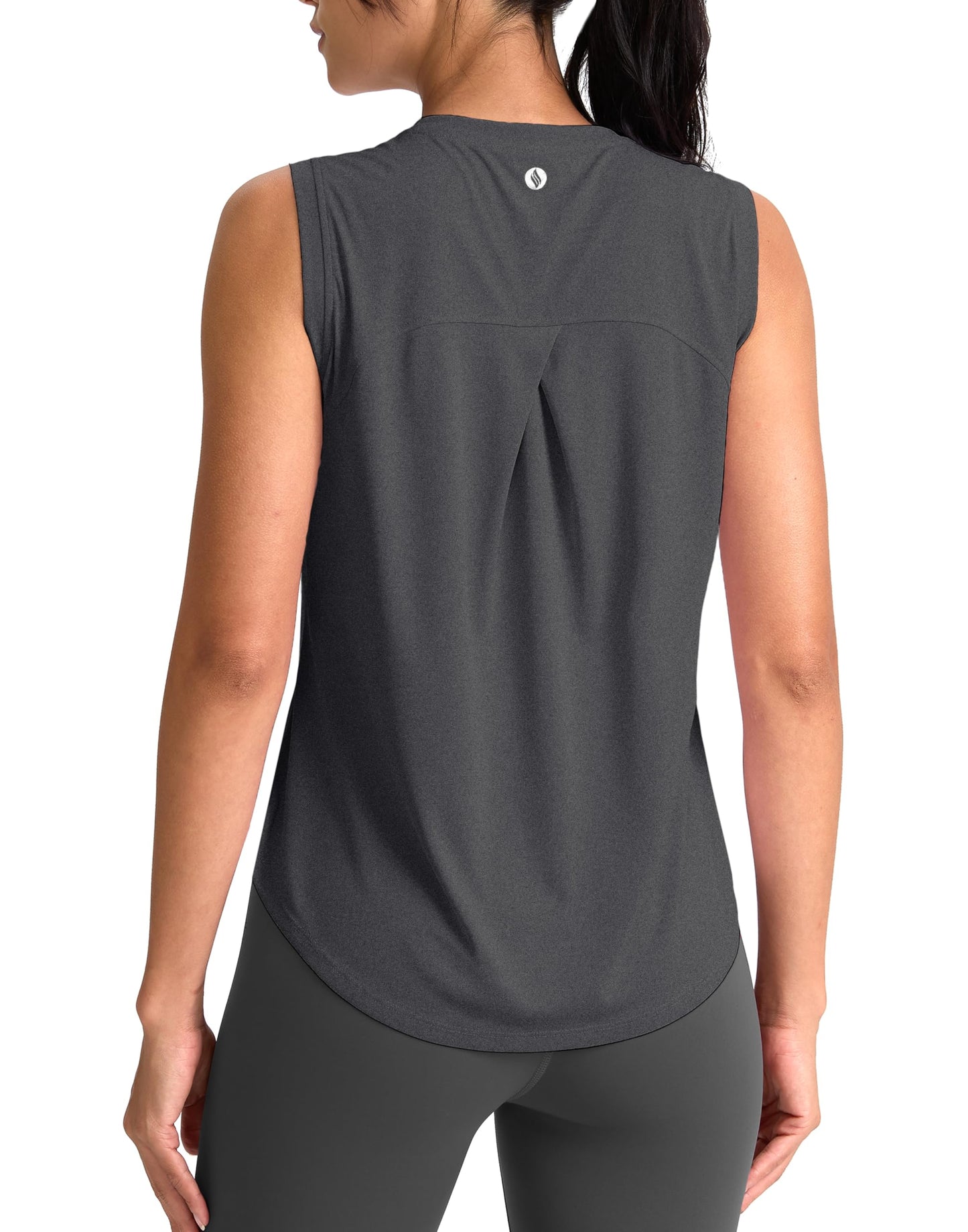 SANTINY Women's Workout Tank Tops Athletic Gym Yoga Shirt