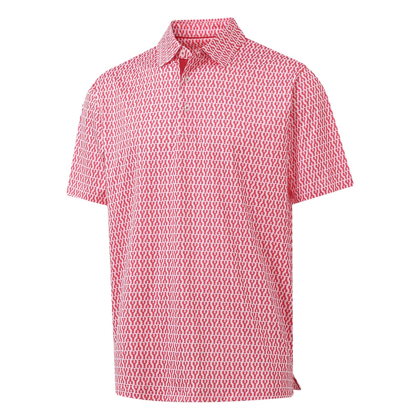 Golf Shirts for Men Dry Fit Short Sleeve Print Performance Moisture Wicking Polo Shirt - Tennis Mindset