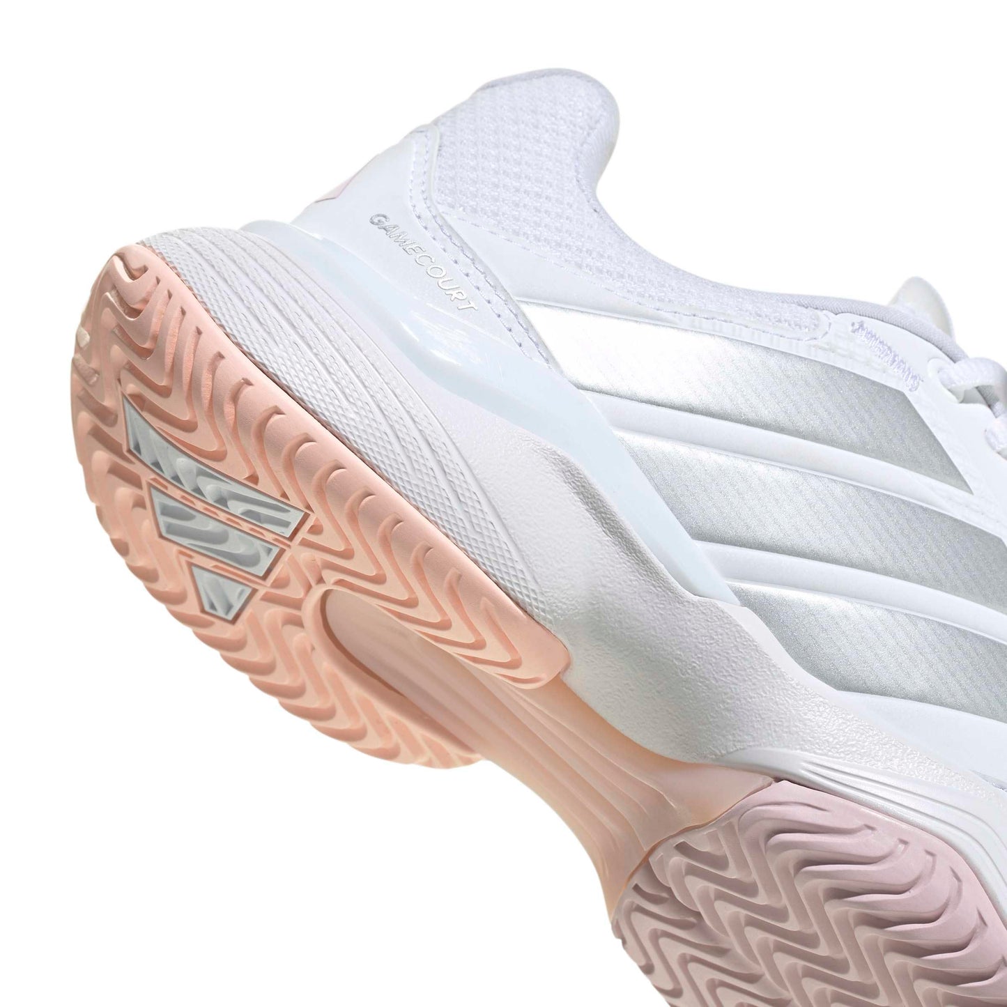 adidas Womens Gamecourt 3 All Court Sneakers Shoes - White - Tennis Mindset