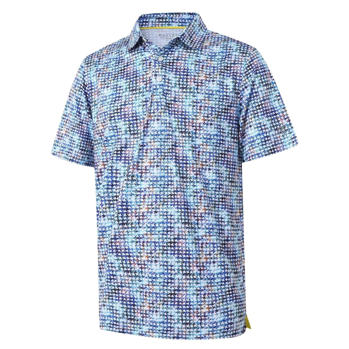 Golf Shirts for Men Dry Fit Short Sleeve Print Performance Moisture Wicking Polo Shirt - Tennis Mindset