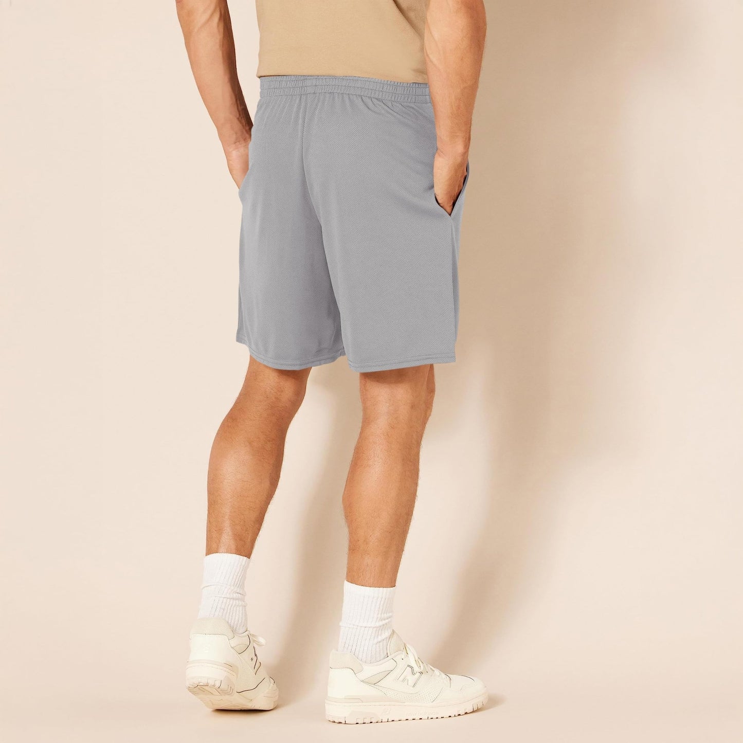 Amazon Essentials Men's Athletic Basketball Gym Shorts, Breathable Moisture Wicking, Loose-Fit Performance Tech, Pack of 2 - Tennis Mindset