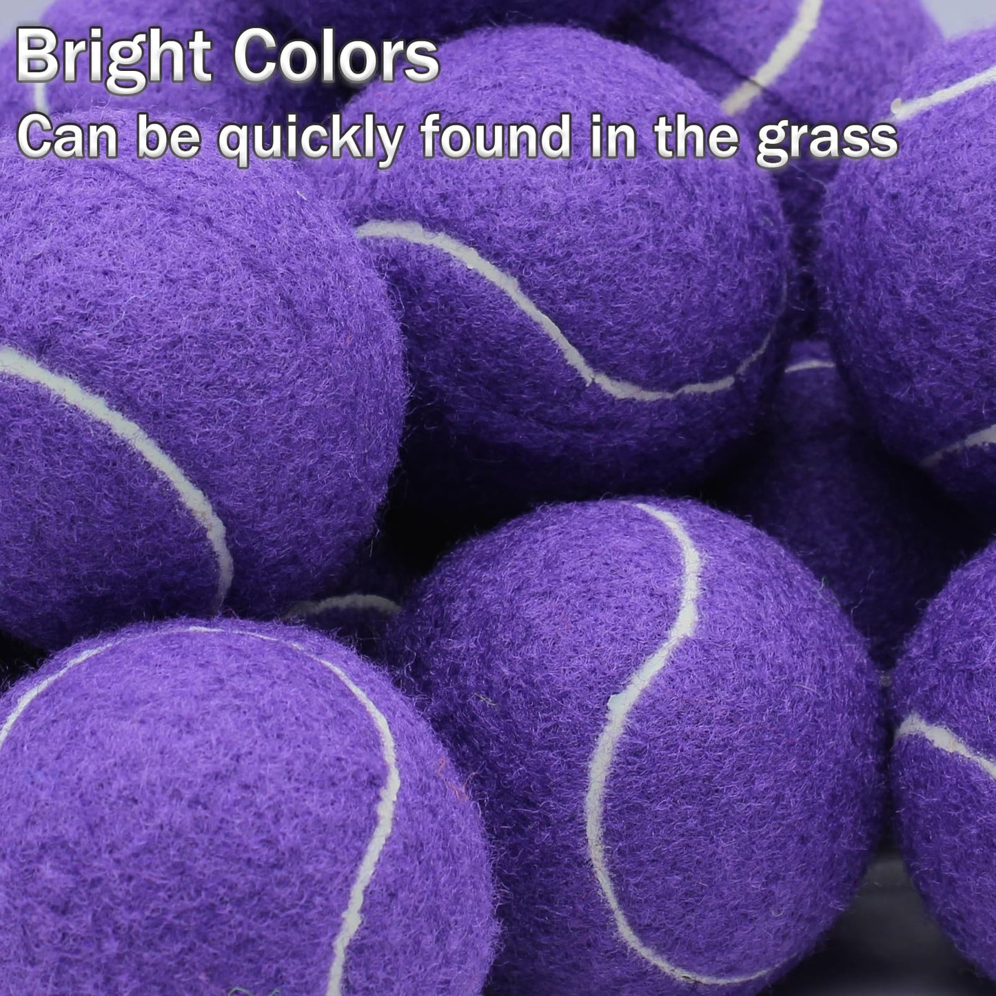 SHYUJAJIE Tennis Ball,20 Pack Practice Balls Bulk,Dog Balls with Mesh Bag