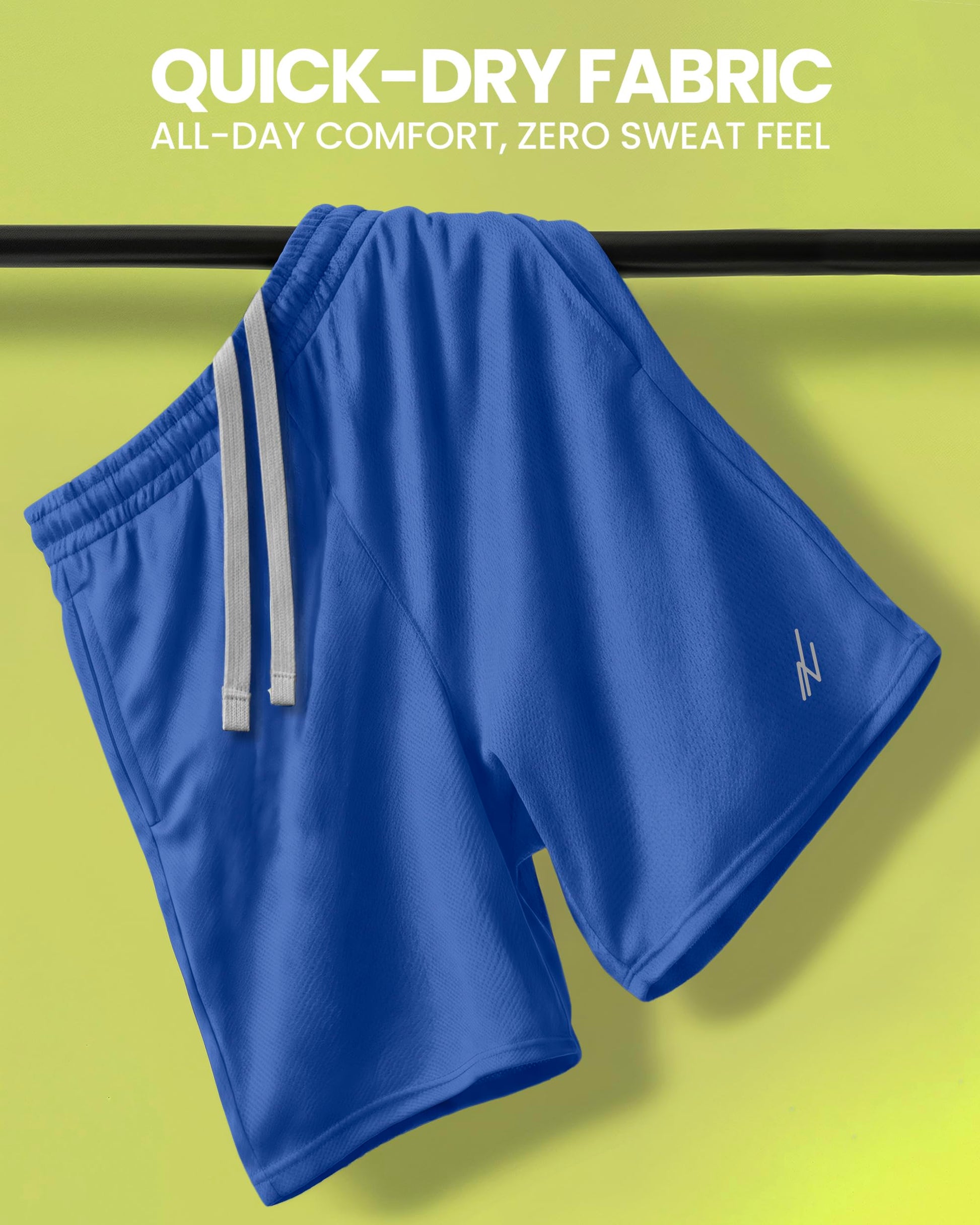 Breathable Mesh Mens Athletic Shorts Loose-Fit Quick Dry Running Gym Shorts - Tennis Mindset
