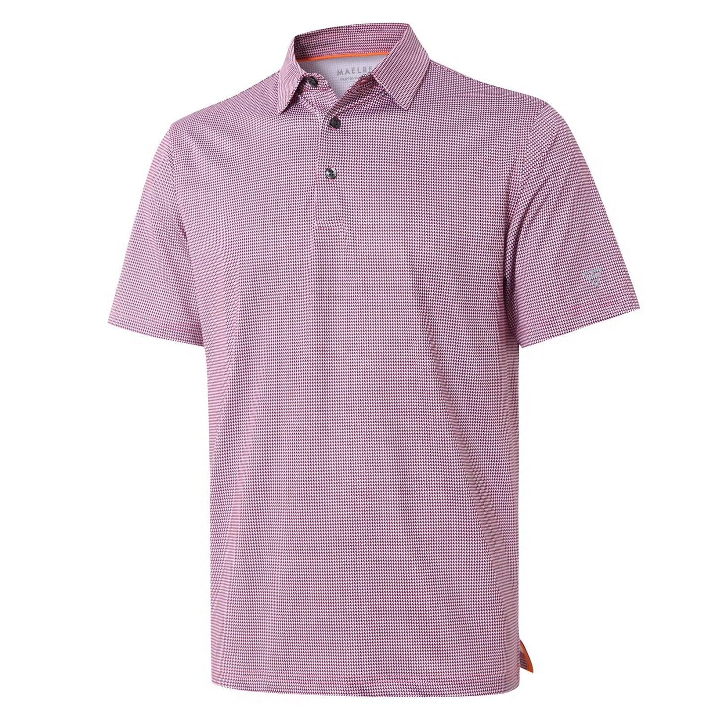 Golf Shirts for Men Dry Fit Short Sleeve Print Performance Moisture Wicking Polo Shirt - Tennis Mindset