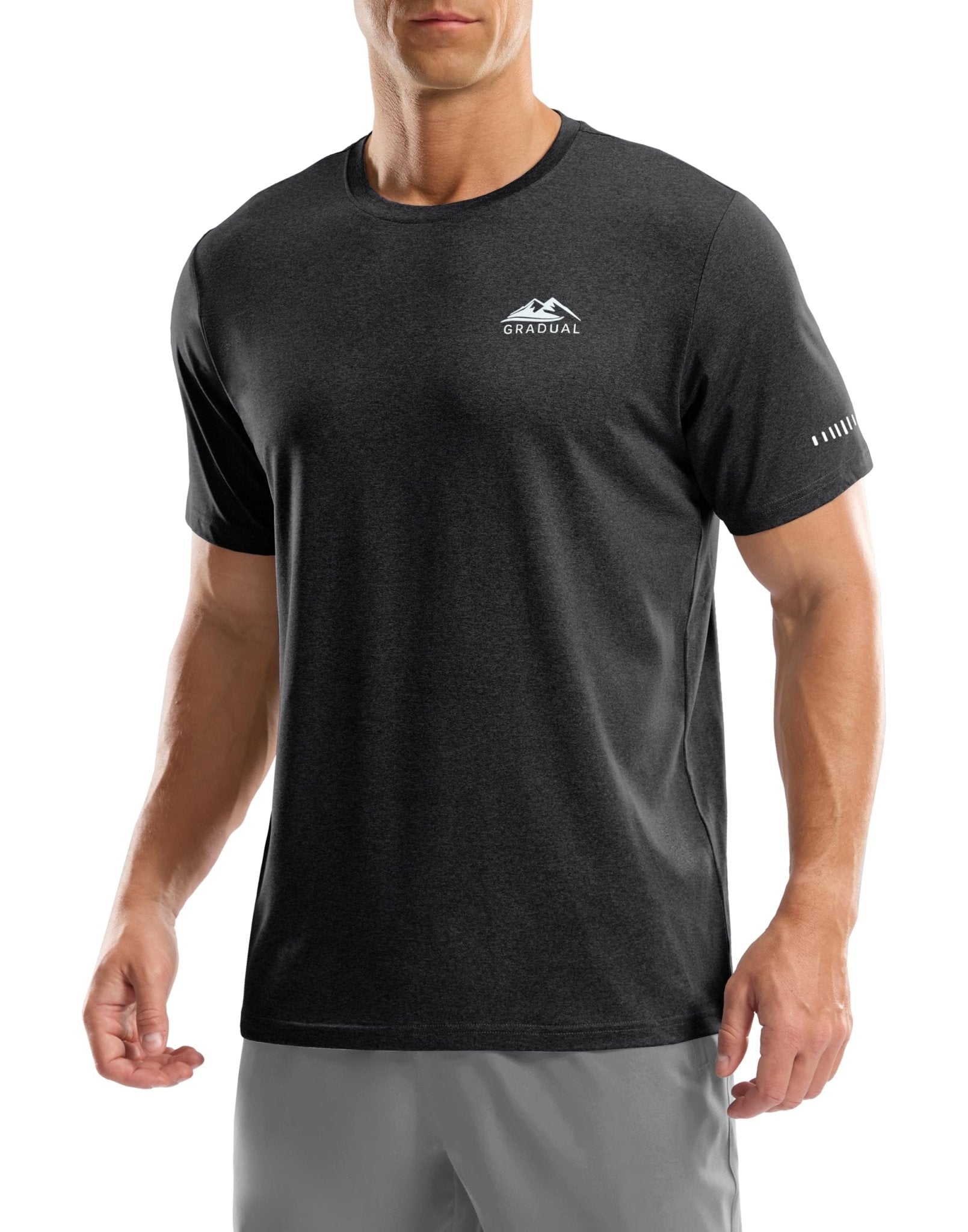 Men's UPF 50+ Sun Protection Swim Shirts Rash Guard Dry Fit Workout Tshirts - Tennis Mindset