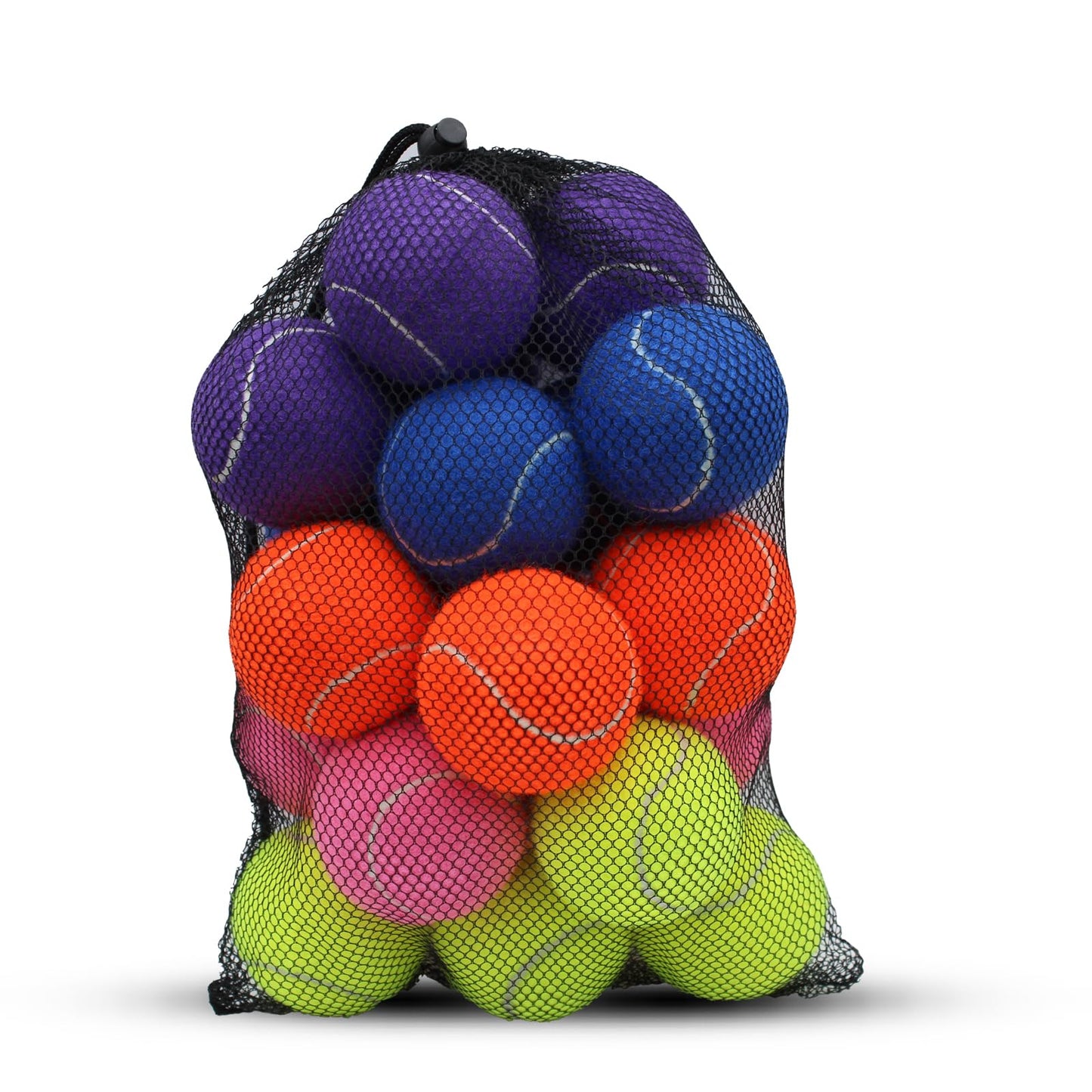 SHYUJAJIE Tennis Ball,20 Pack Practice Balls Bulk,Dog Balls with Mesh Bag