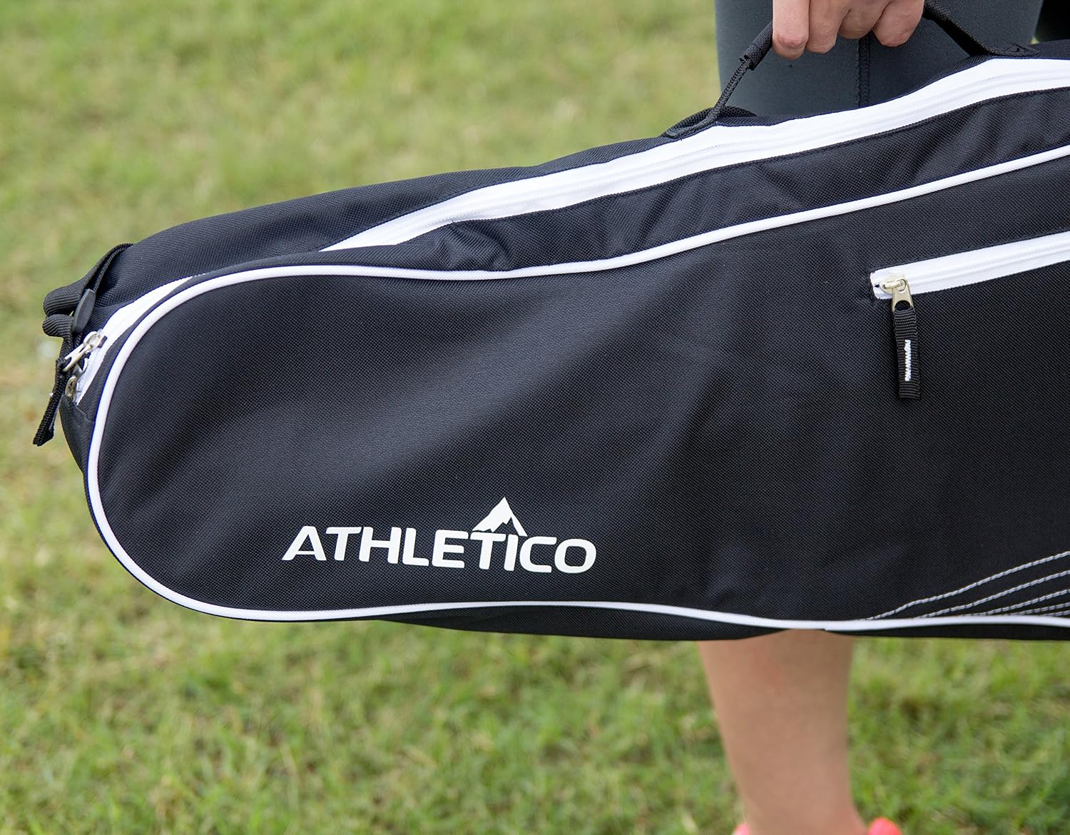 Athletico Tennis Bag and Racketball Bag - Tennis Bags for Women and Men to Hold Tennis Racket, Racquetball Racket, Pickleball Paddles and Other Equipment or Gear - Tennis Mindset