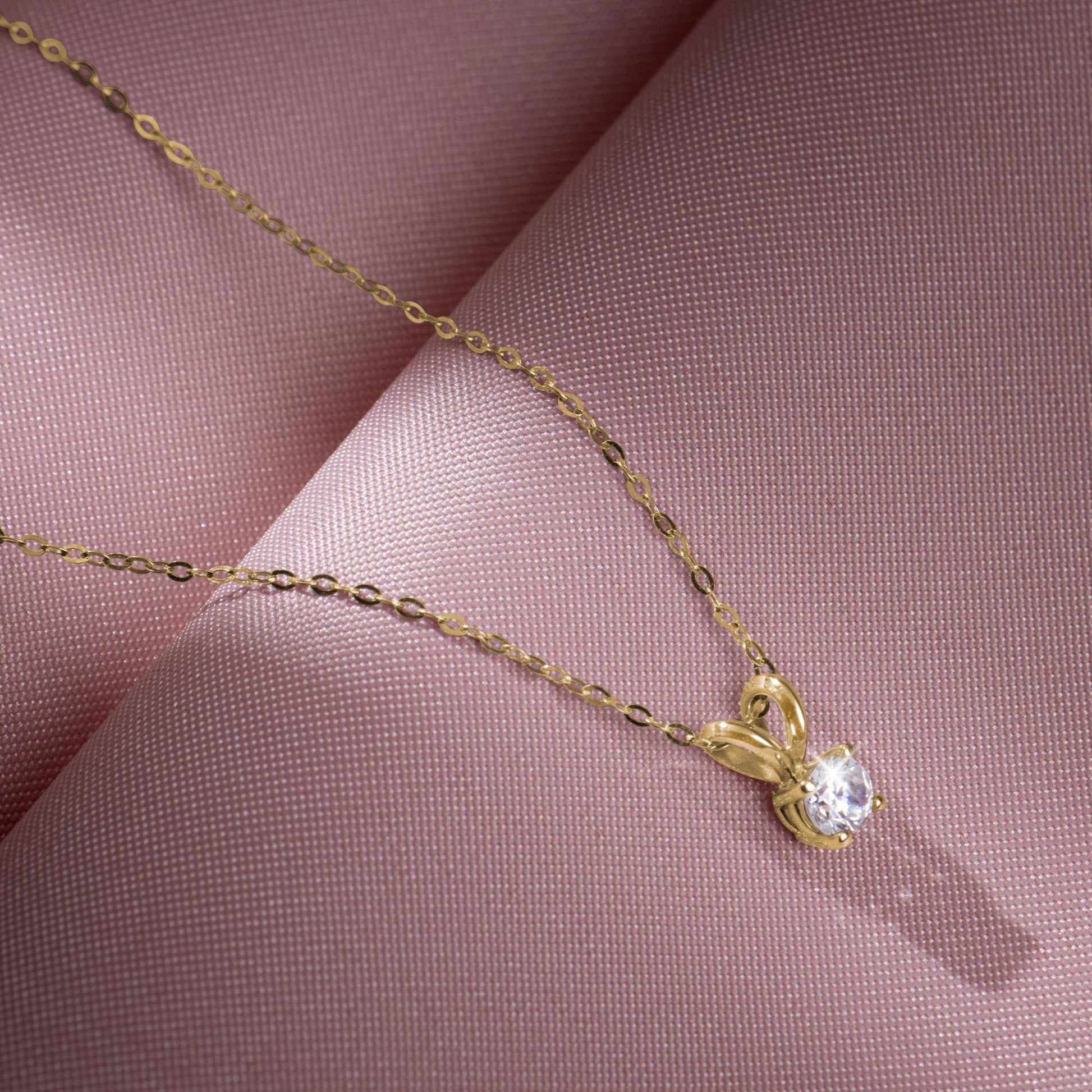Amazon Essentials IGI Certified 0.25 Carat Solitaire Lab Grown Diamond Pendant Necklace in Solid White 14K Gold, Adjustable 16" Chain with 2" Extender, Jewelry for Women - Tennis Mindset