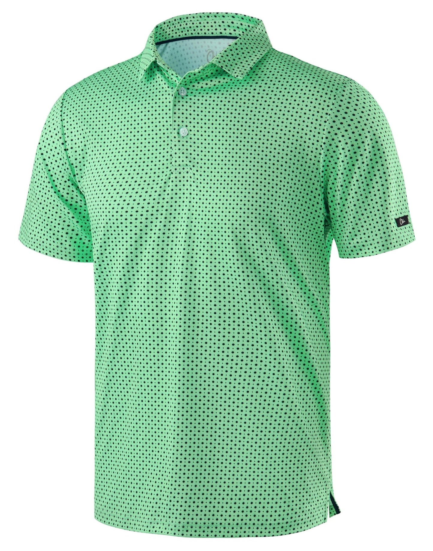 Obla Men's Golf Polo Shirts Print Short Sleeve Dry Fit Collared Shirt - Tennis Mindset