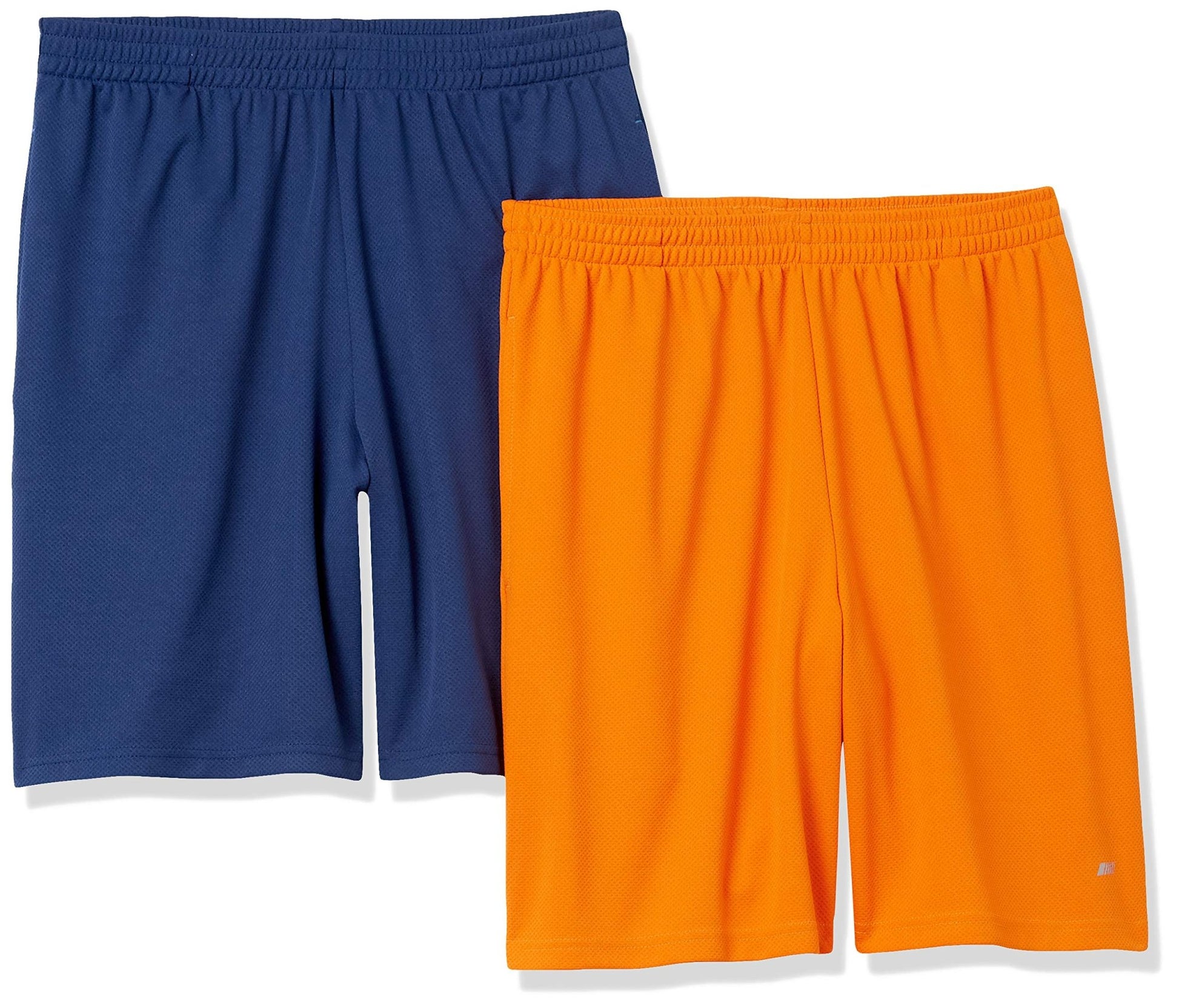 Amazon Essentials Men's Athletic Basketball Gym Shorts, Breathable Moisture Wicking, Loose-Fit Performance Tech, Pack of 2 - Tennis Mindset