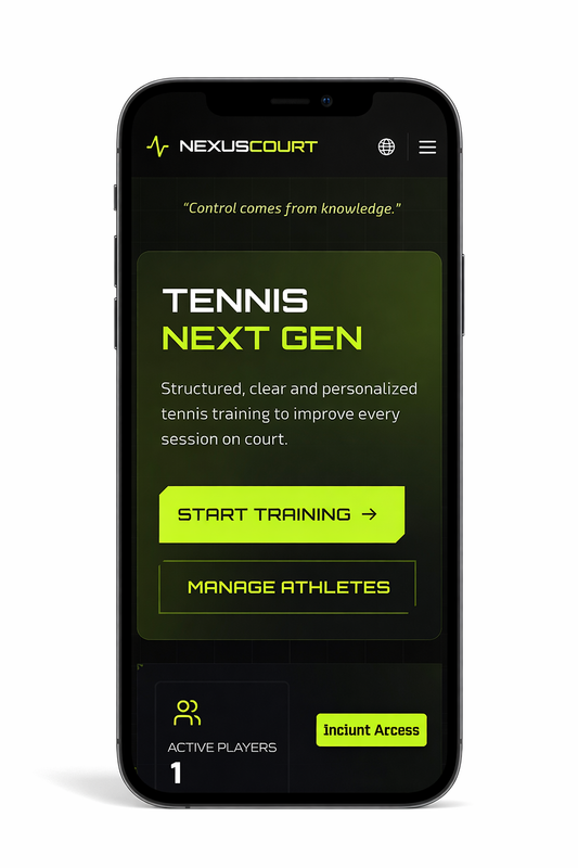WebApp Tennis Training Session Generator
