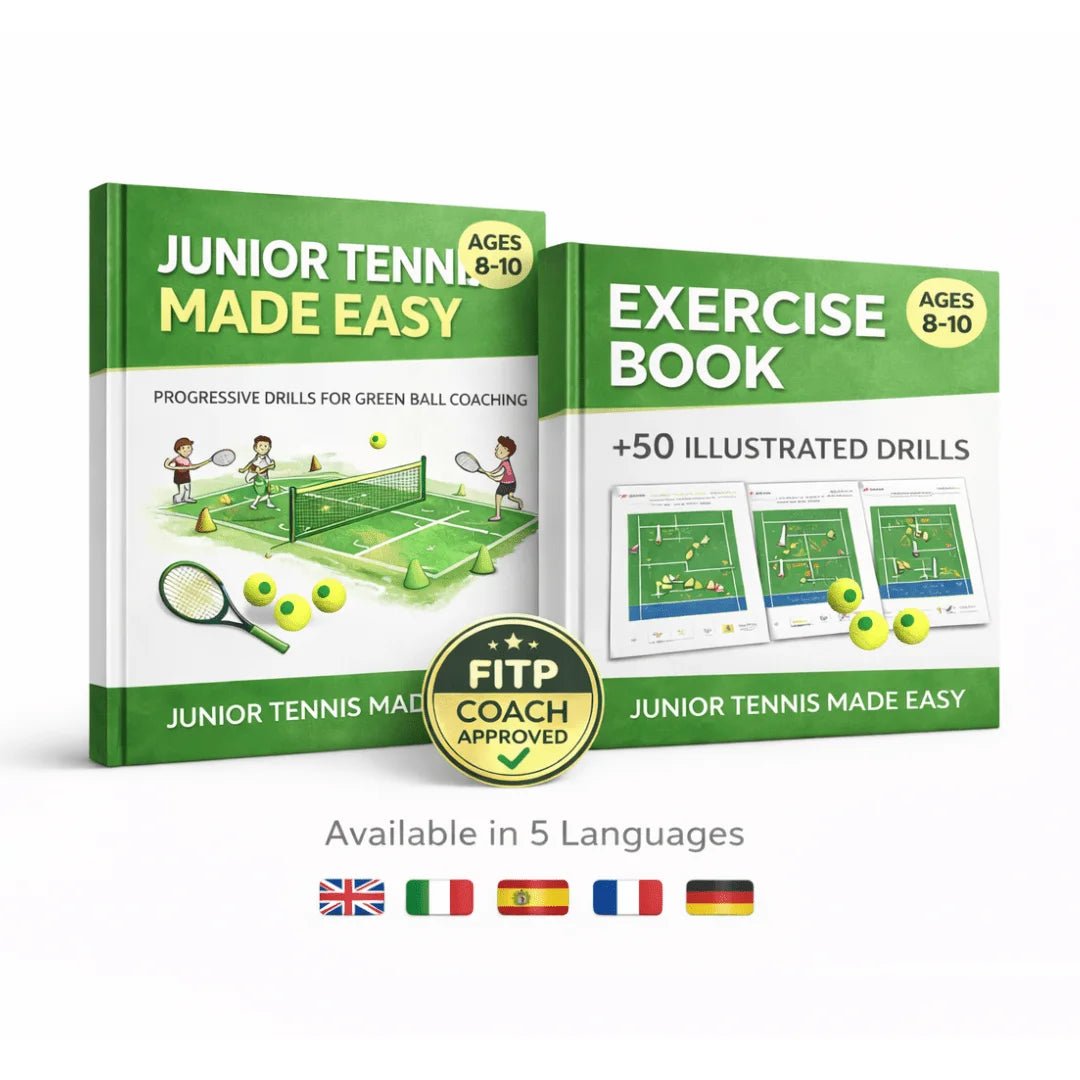 Junior Tennis Drills Made Easy + Exercise Book – Green Ball Stage - Tennis Mindset