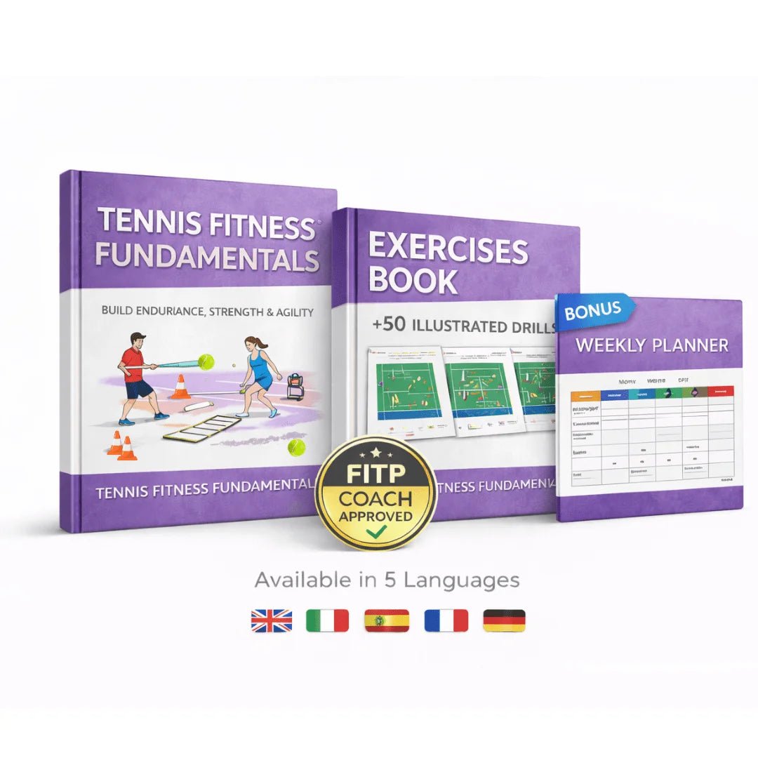 Tennis Fitness Fundamentals + Exercises Book - Tennis Mindset