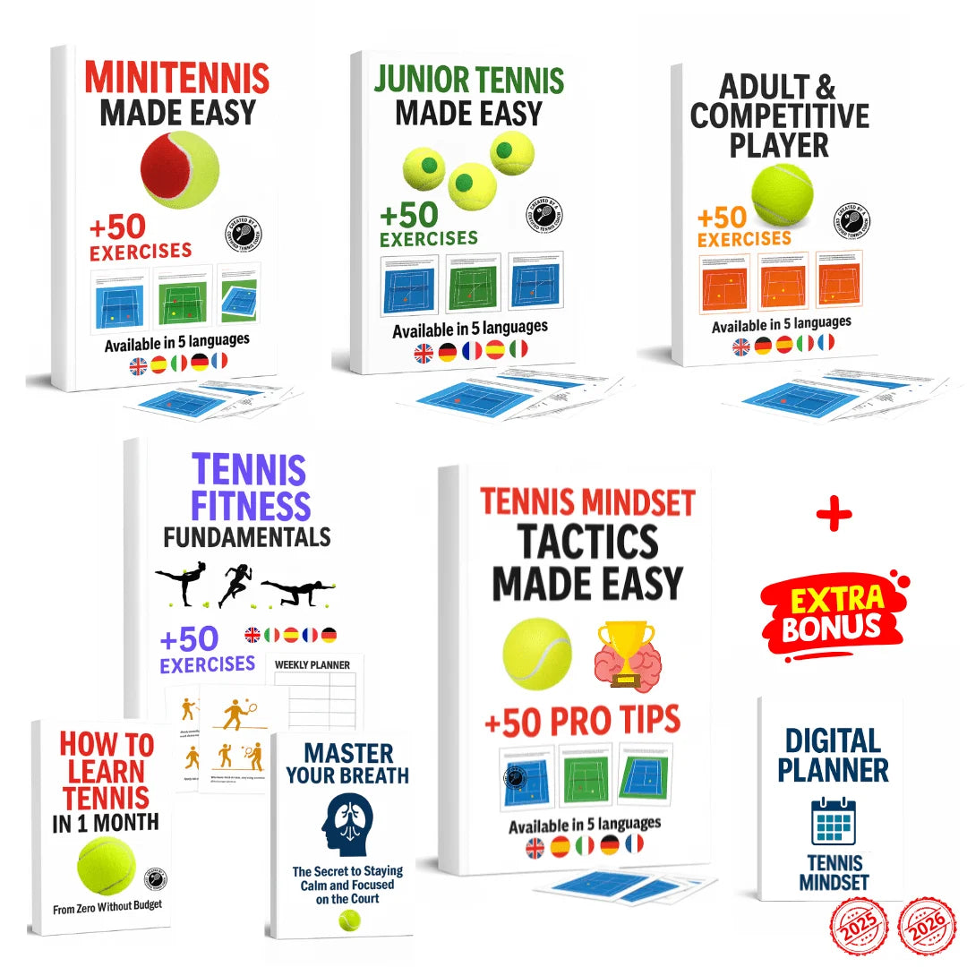 The Complete Tennis Library Bundle – All Tennis Training Resources in One - Tennis Mindset