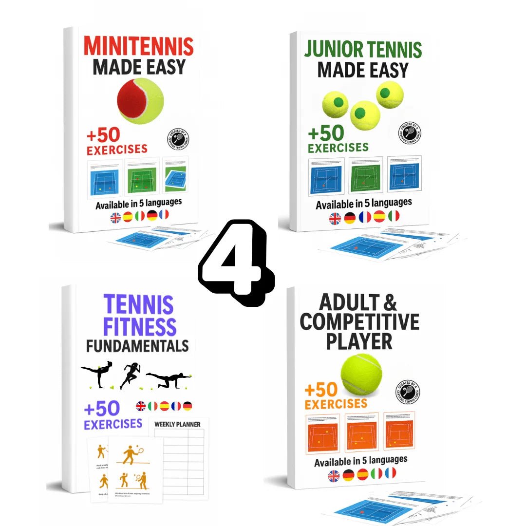 Tennis Footwork Drills & Fitness Mega Pack - Tennis Mindset